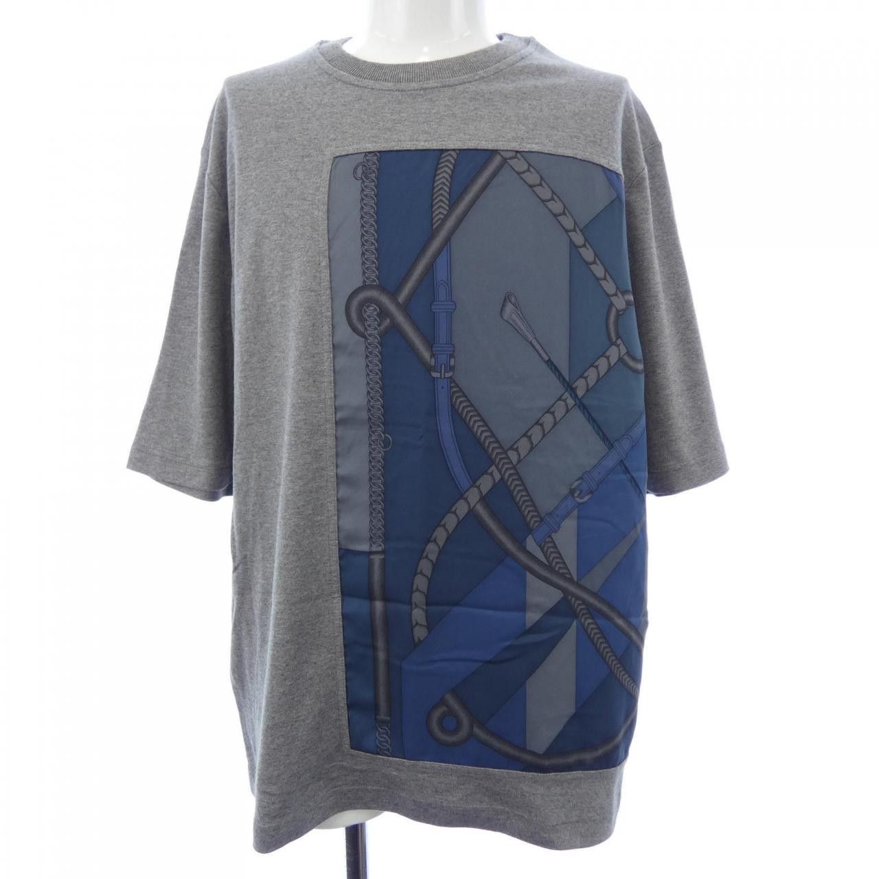 Hermes Hermes Hermes PARCORS SANS FAUTE DECADRE Cashmere Blend T Shirt Textile T-Shirts DUTY FREE for USA Size ONE SIZE - 1 Thumbnail