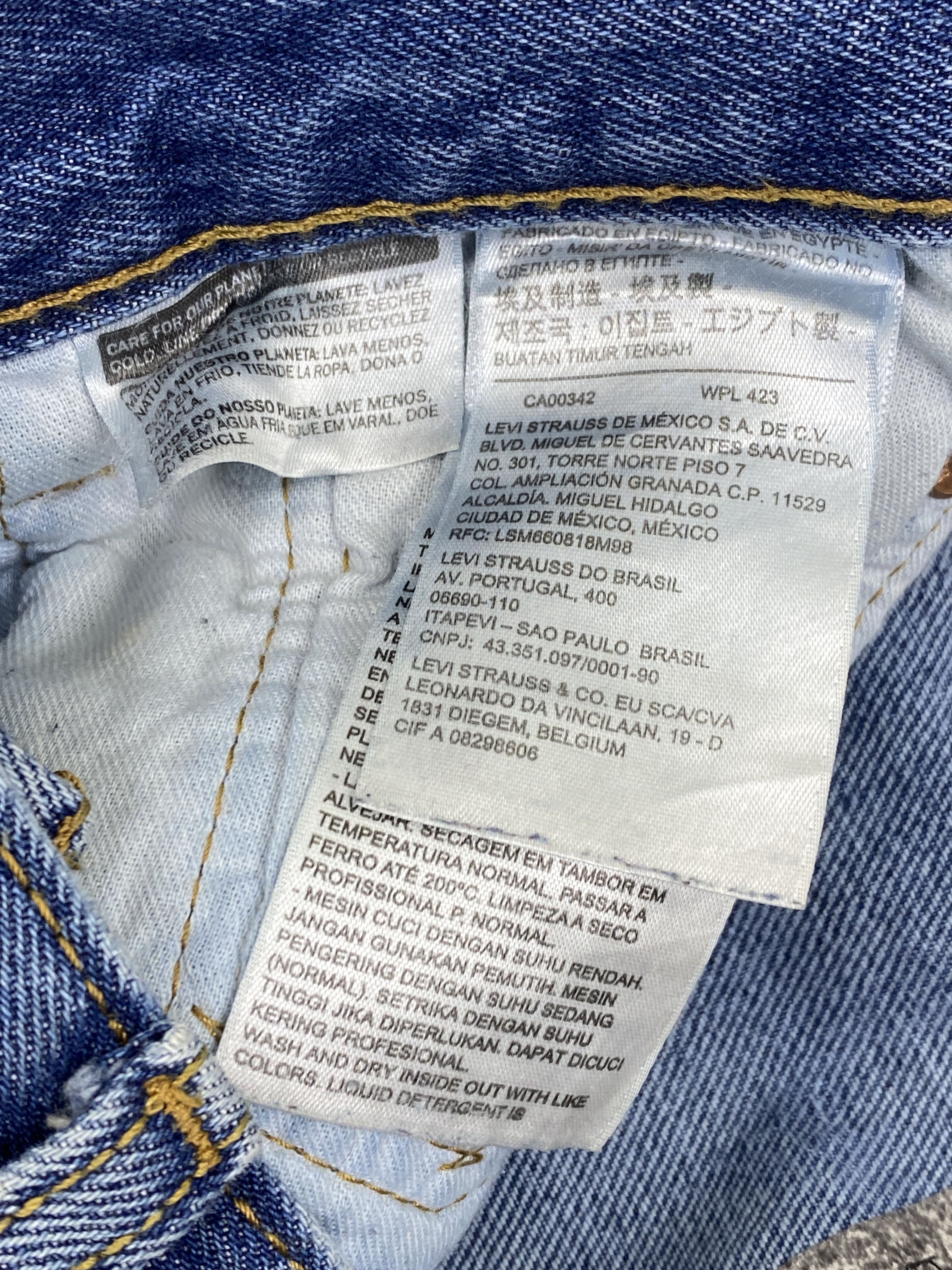 Levi's Vintage Levis 501 Faded Blue Jeans DP2772 Size US 30 / EU 46 - 10 Thumbnail