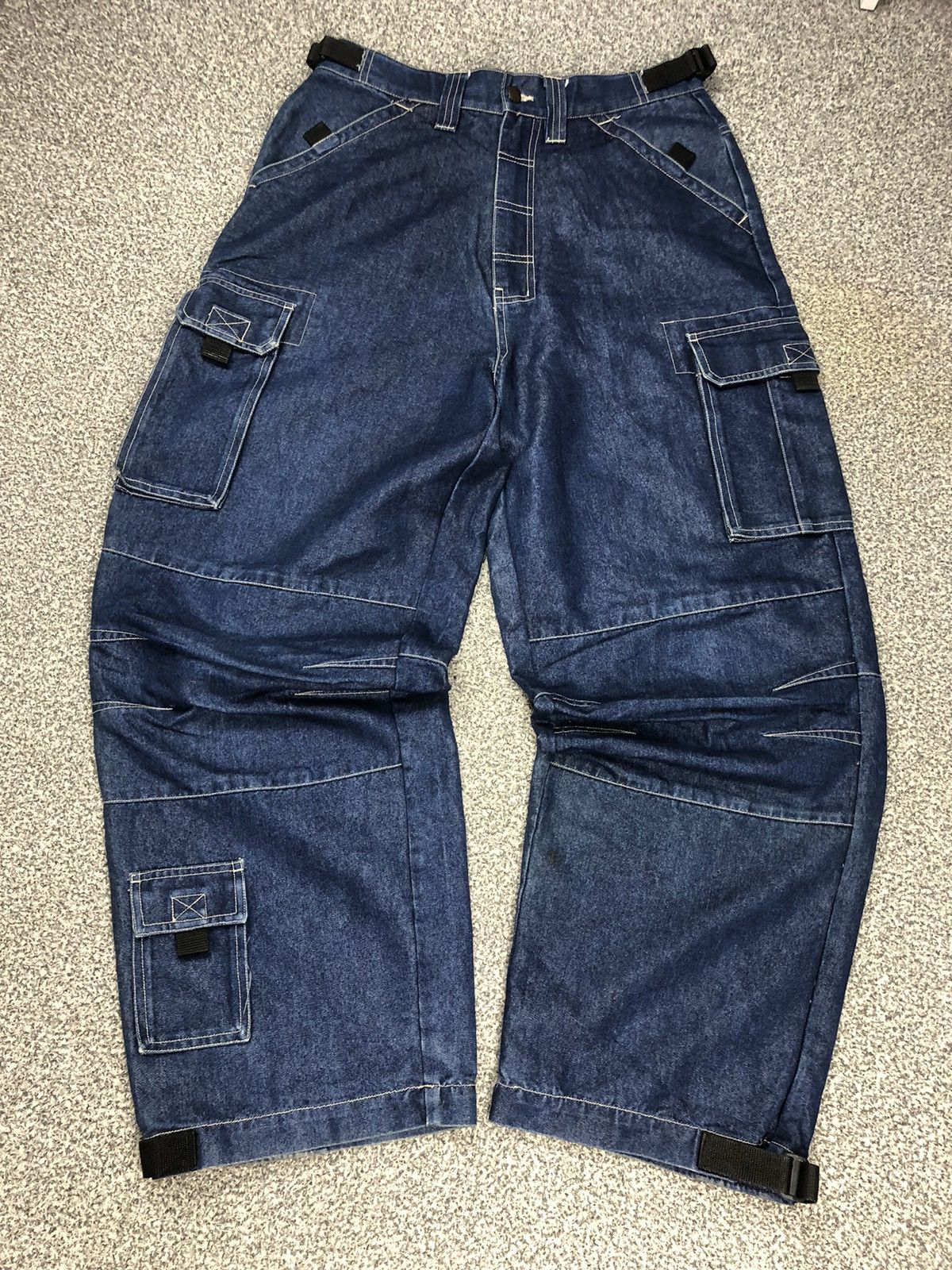 JNCO × Vintage Vintage Y2K Japanese Brand Baggy Cargopants Size US 32 / EU 48 - 1 Thumbnail