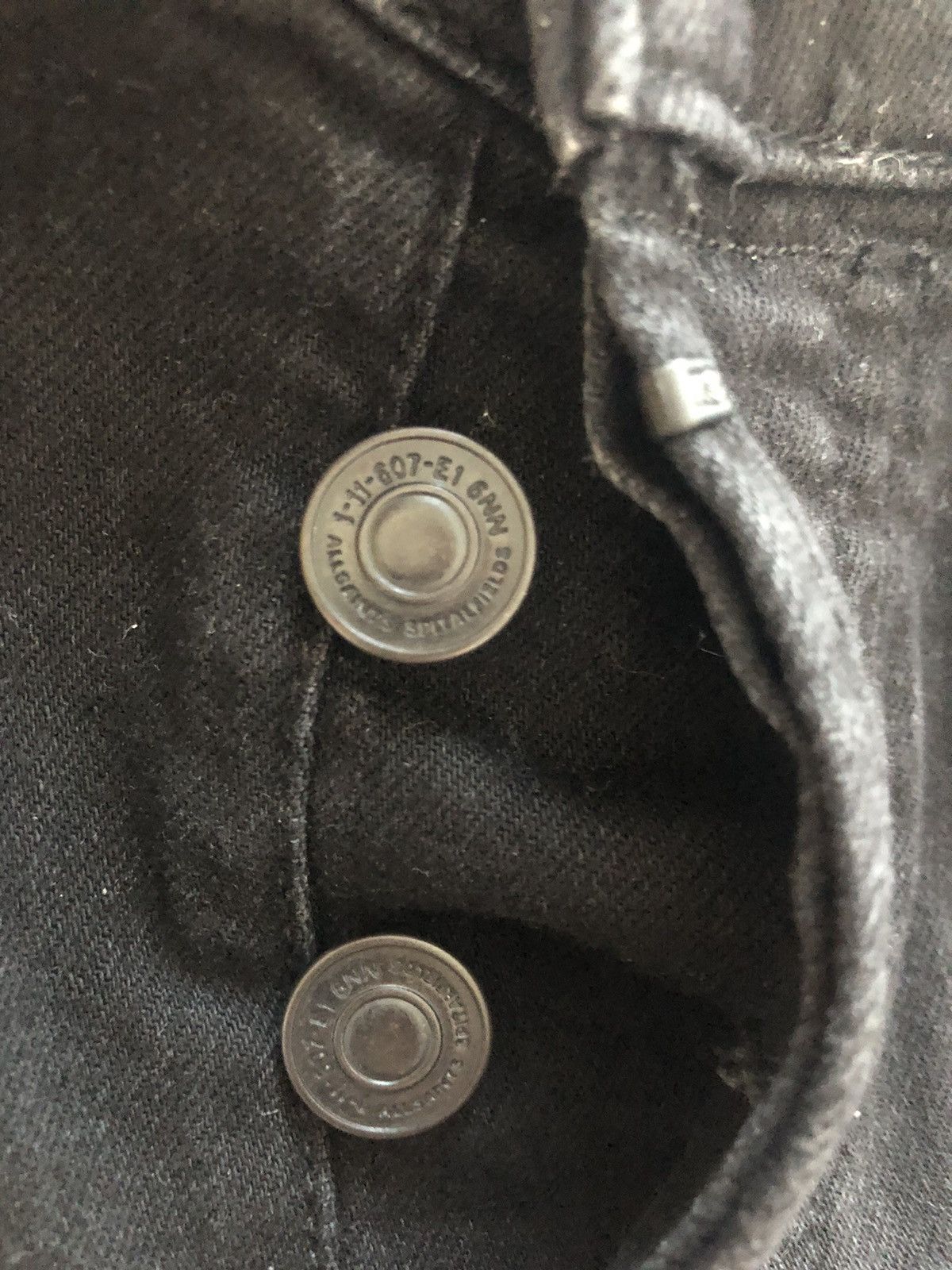Allsaints ALLSAINTS JOEY TYPE SKINNY BLACK DENIM PANTS Size US 34 / EU 50 - 4 Thumbnail