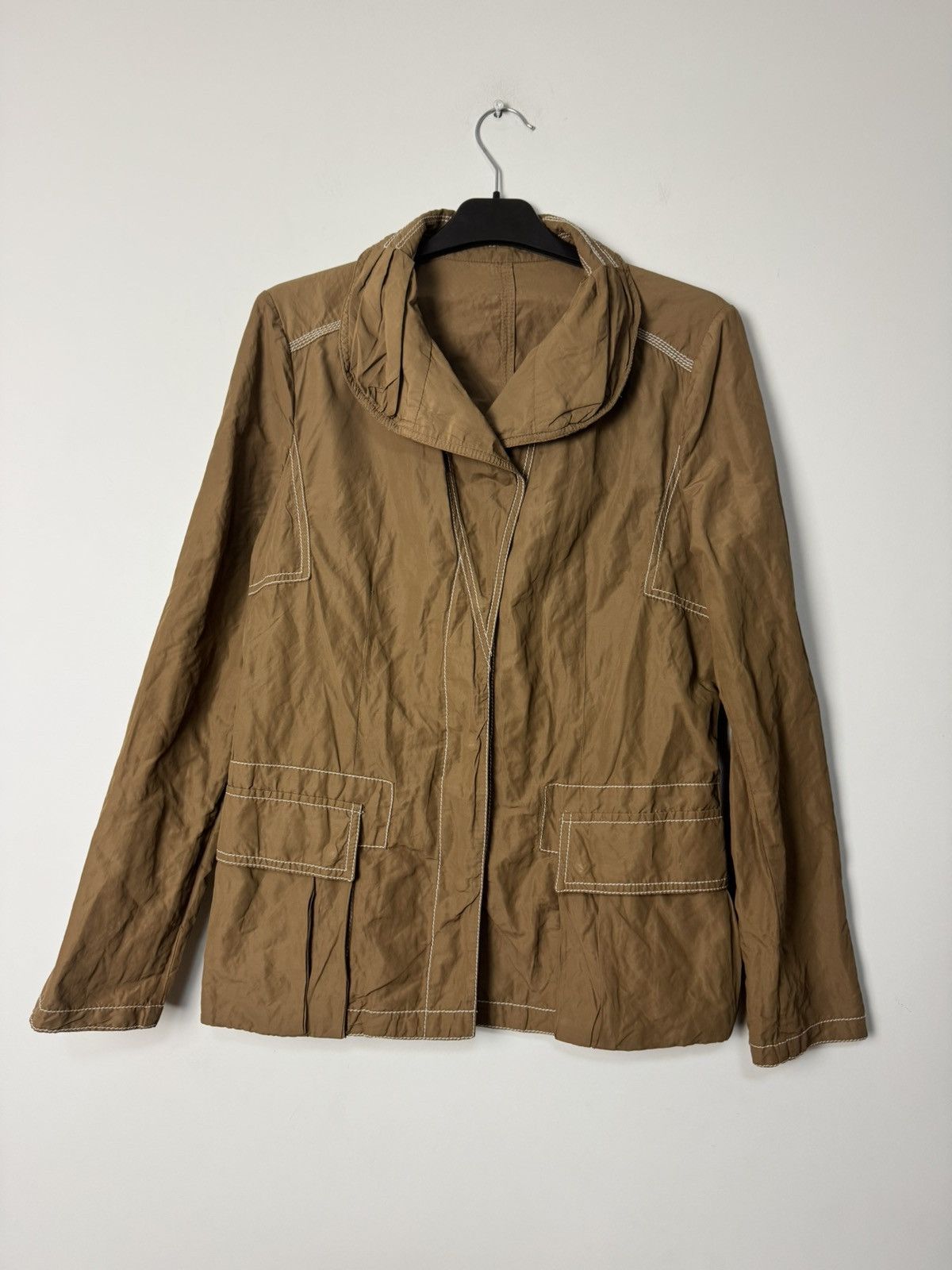 Moncler Moncler Light Brown Utility Jacket Luxury Designer Size M / US 6-8 / IT 42-44 - 1 Thumbnail