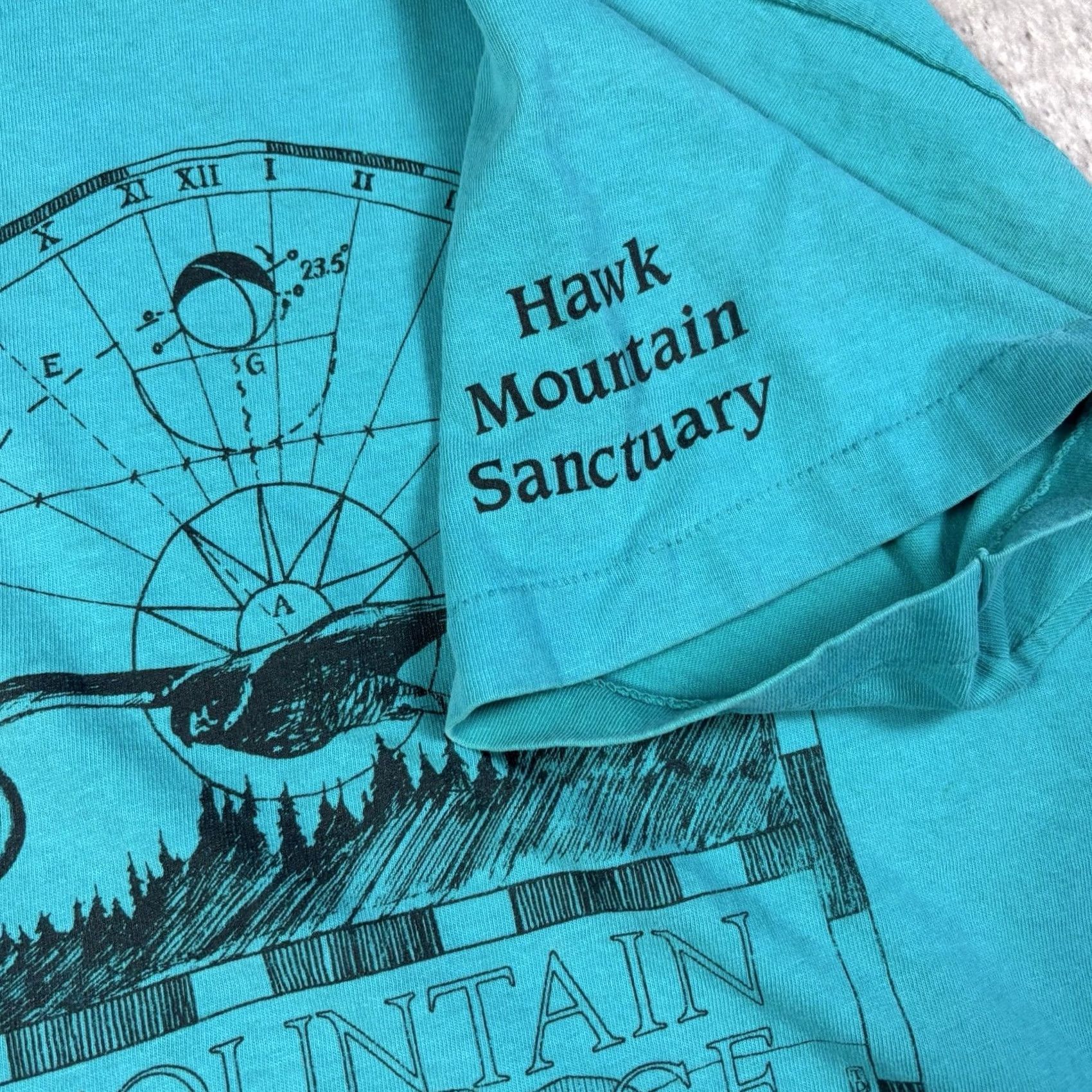 Fruit Of The Loom VINTAGE 90s Mountain Solstice Nature Art T Shirt Mens XL Blue Cotton Graphic Print Crew Neck Short Sleeve Fruit of the Loom"} Size US XL / EU 56 / 4 - 4 Thumbnail