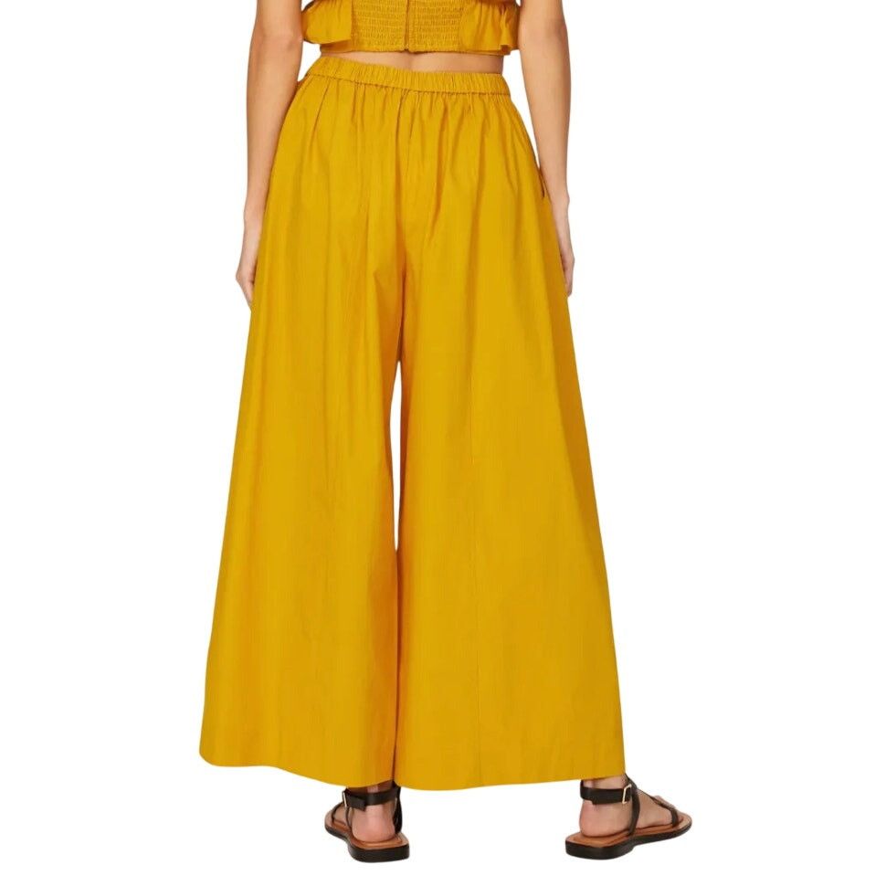 Jason Wu Jason Wu Wide Leg Culottes in Mustard Yellow, Size M Size 30" / US 8 / IT 44 - 3 Thumbnail