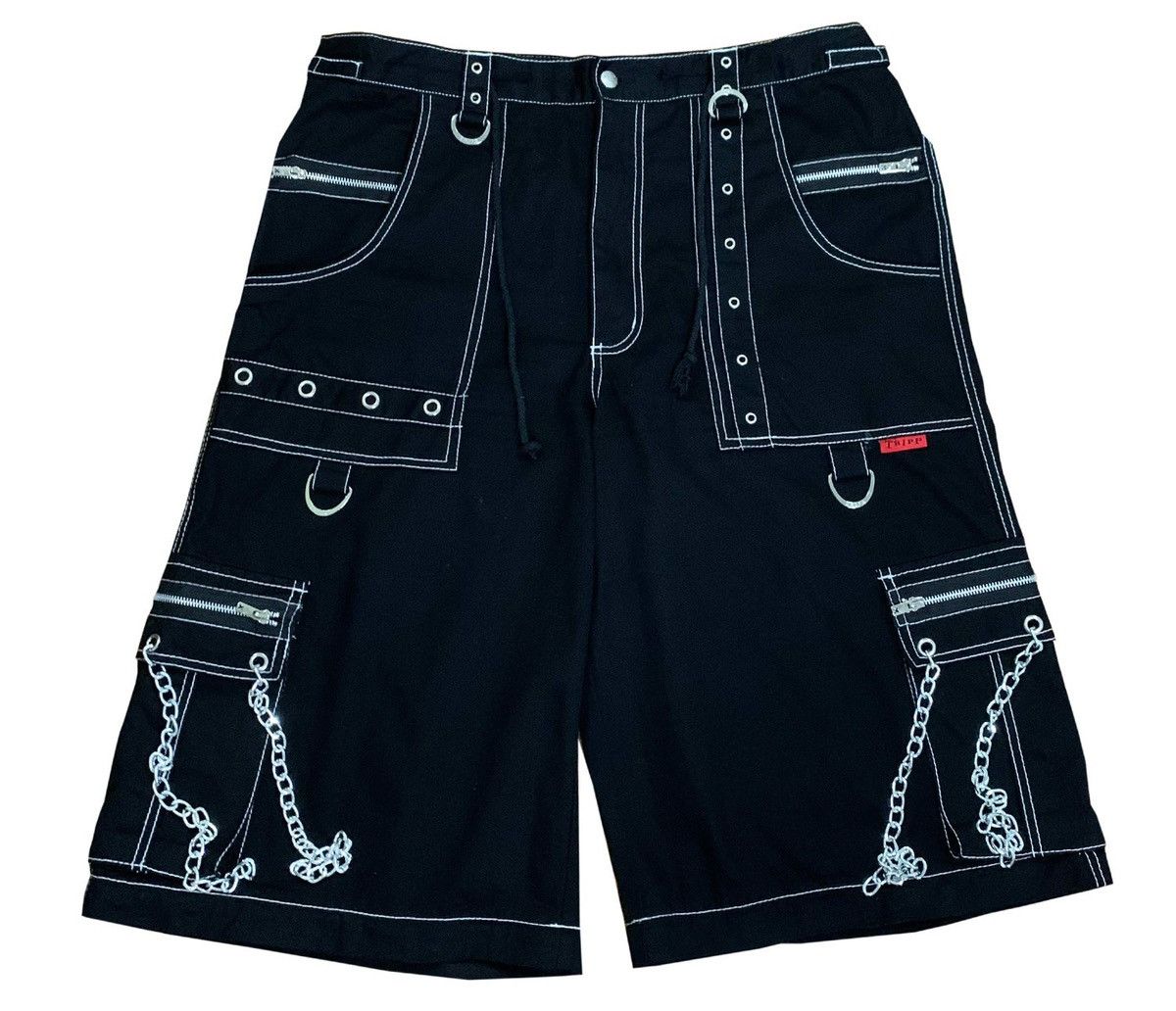 Tripp NYC Vintage Tripp NYC Gothic Black Shorts (Size XL) Size US 36 / EU 52 - 1 Thumbnail
