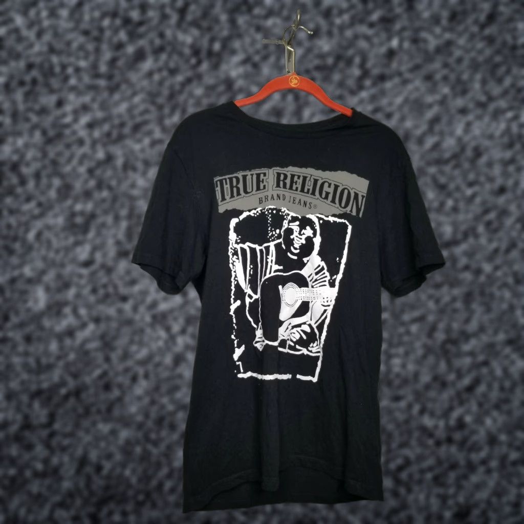True Religion True Religion Brand Jeans T Shirt S Black World Tour Buddha Spellout Mens Size US S / EU 44-46 / 1 - 1 Thumbnail