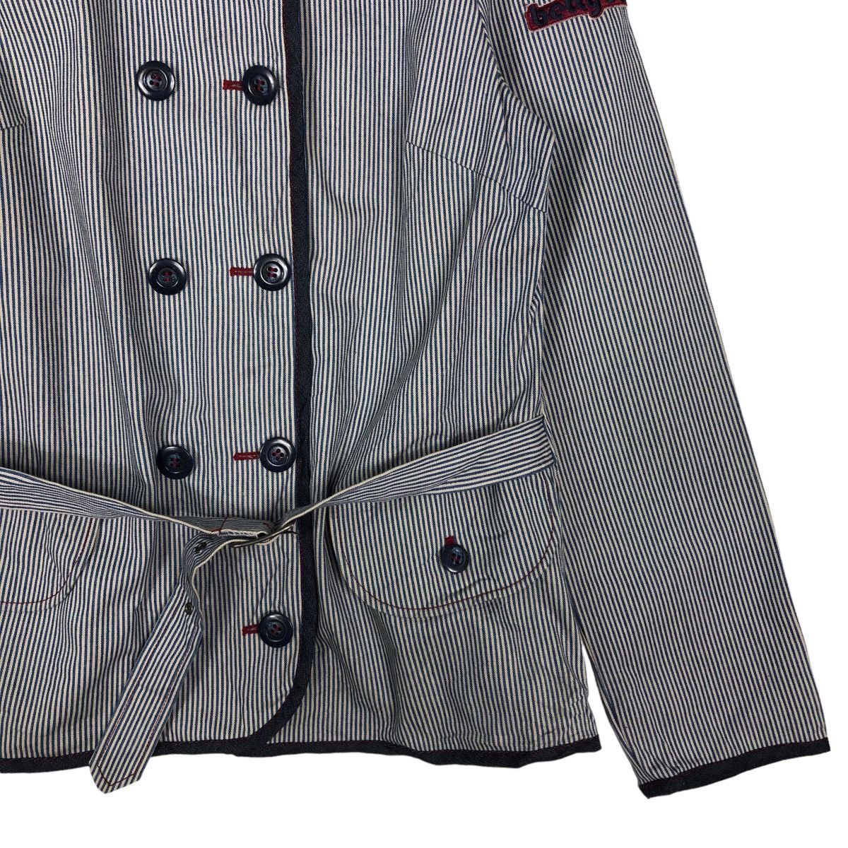 Japanese Brand 🔥Vtg Hickory Chore Jacket Striped Betty’s Blue Issey Miyake Size US M / EU 48-50 / 2 - 5 Thumbnail