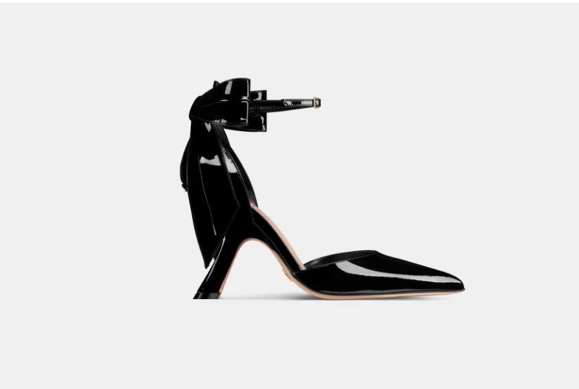 Dior o1w1db10325 KCV1 Mlle Pumps in Black Size US 8 / IT 38 - 1 Thumbnail