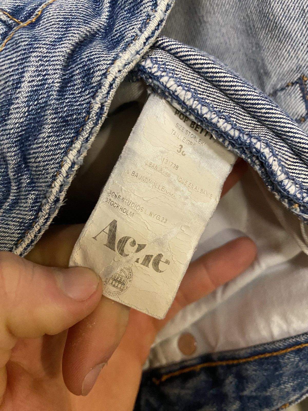 Acne Studios 2000s Classic Denim Size 36" / US 14 / IT 50 - 9 Thumbnail