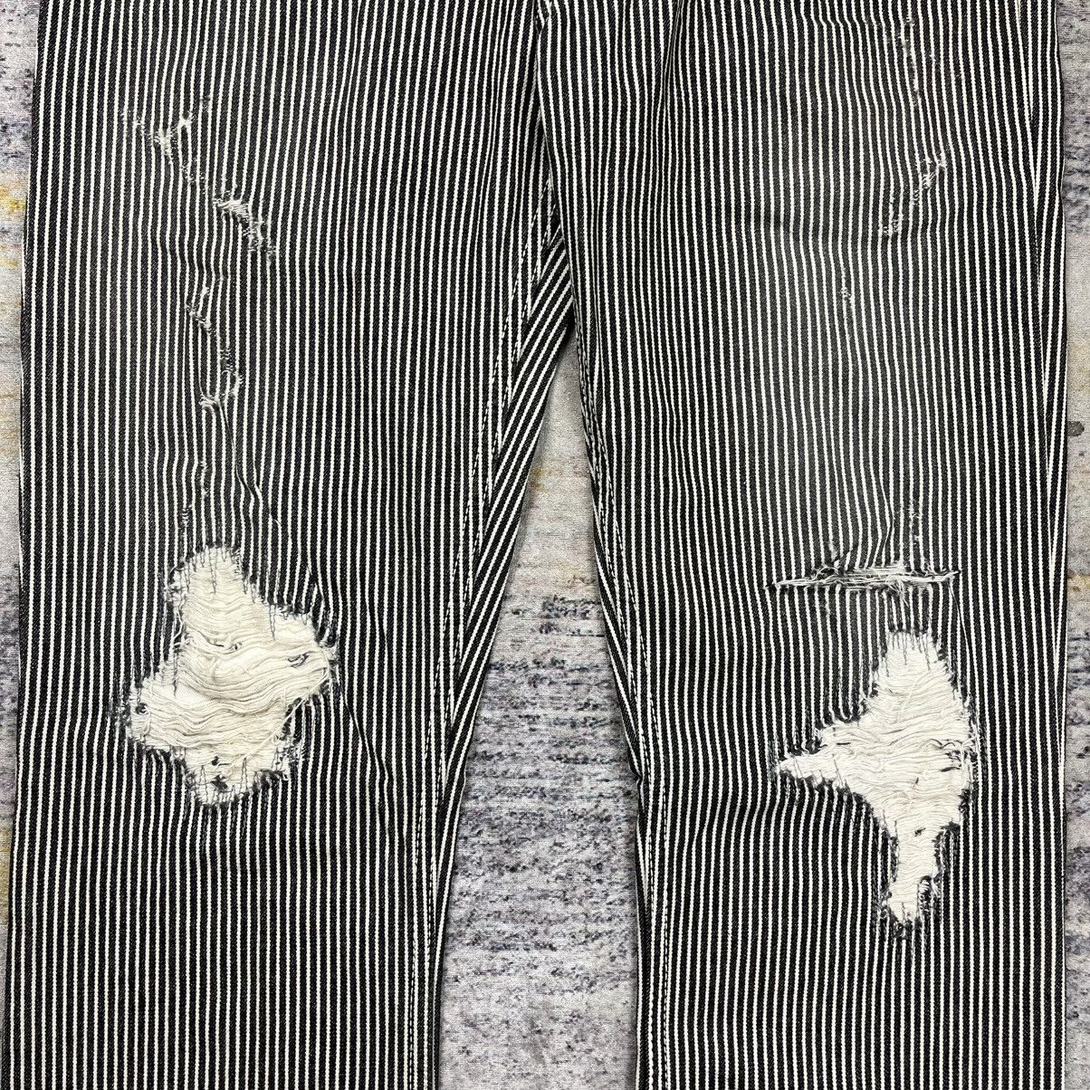 Backbone Back bone hickory flared denim pants Size US 32 / EU 48 - 5 Thumbnail