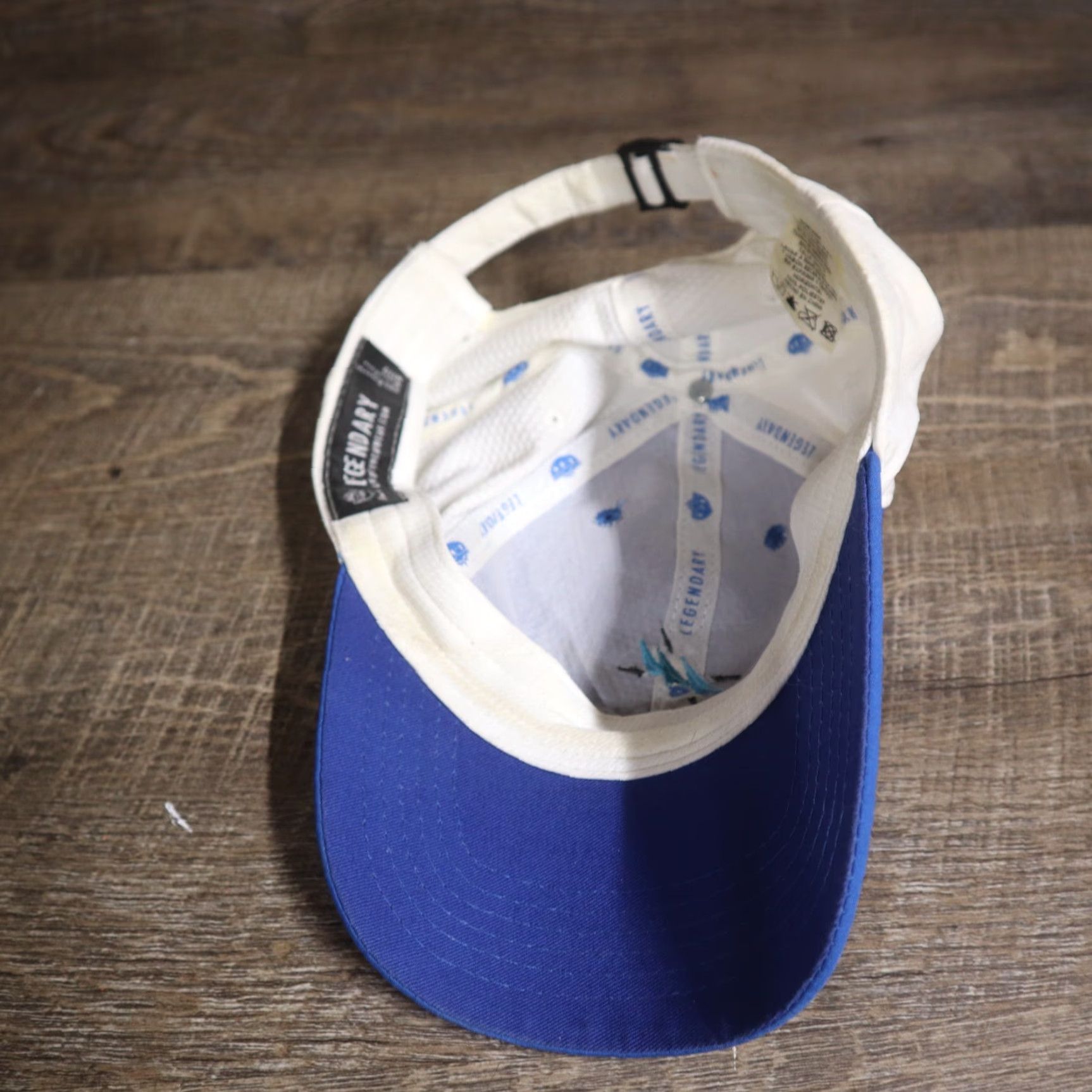 Vintage Puerto Cancun Blue White Adult Adjustable Hat Baseball Cap Size ONE SIZE - 6 Thumbnail