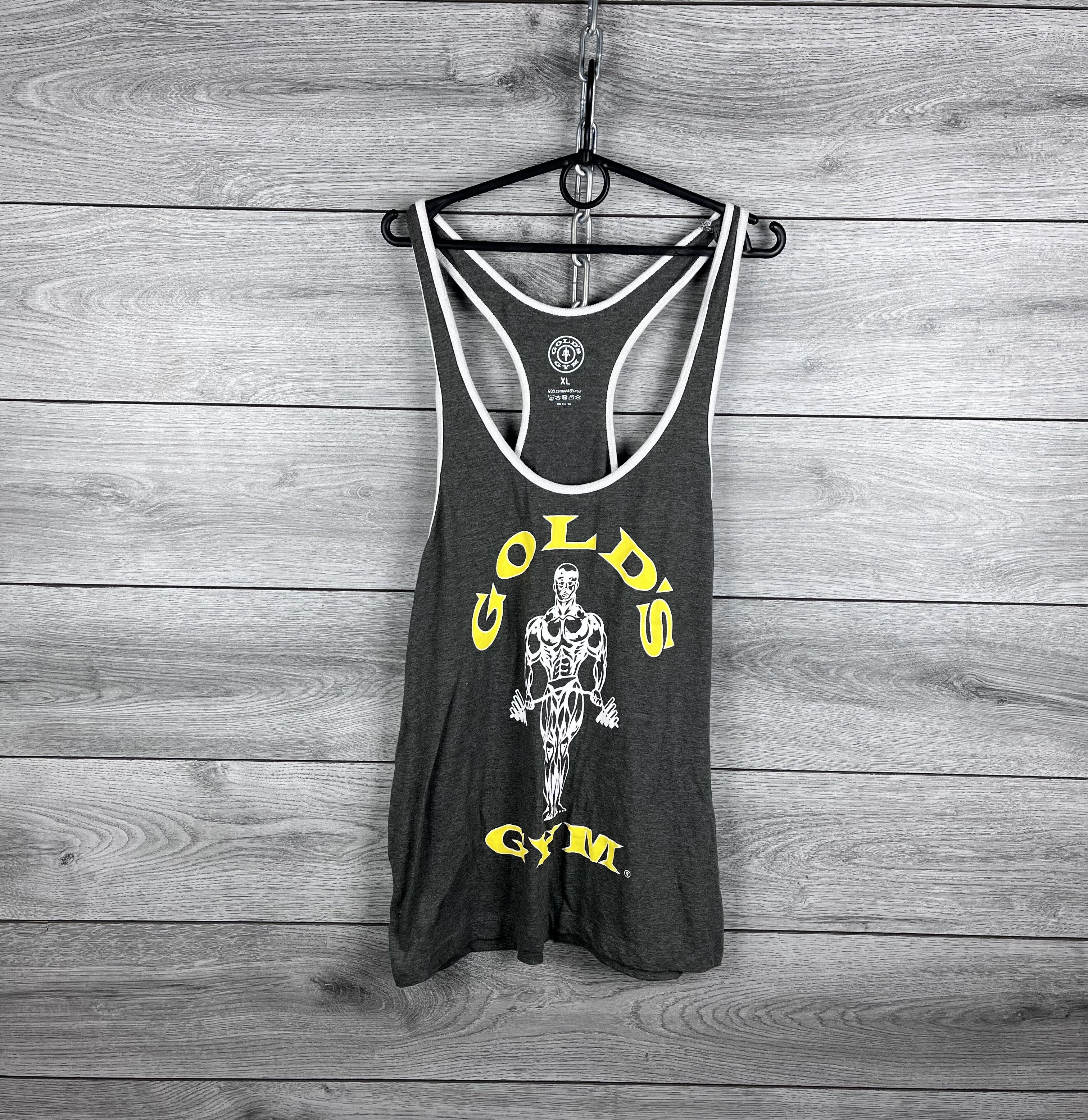 Other Golds Gym Stringer Vest Mens Contrast Muscle size xl Size US XL / EU 56 / 4 - 1 Thumbnail