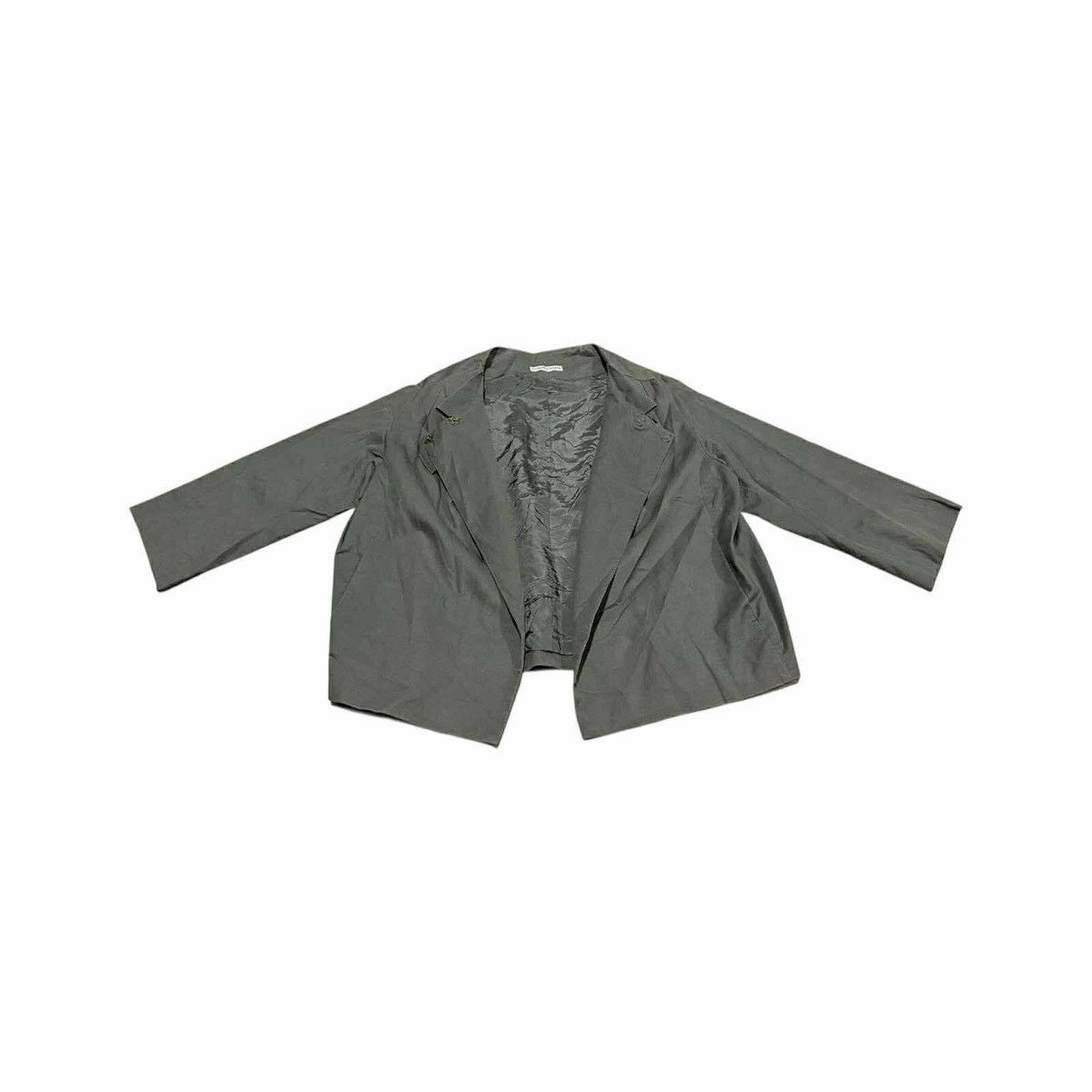 Tsumori Chisato 🔥Tsumori Chisato Issey Miyake Cropped Jacket Belted Collar Size US M / EU 48-50 / 2 - 8 Thumbnail
