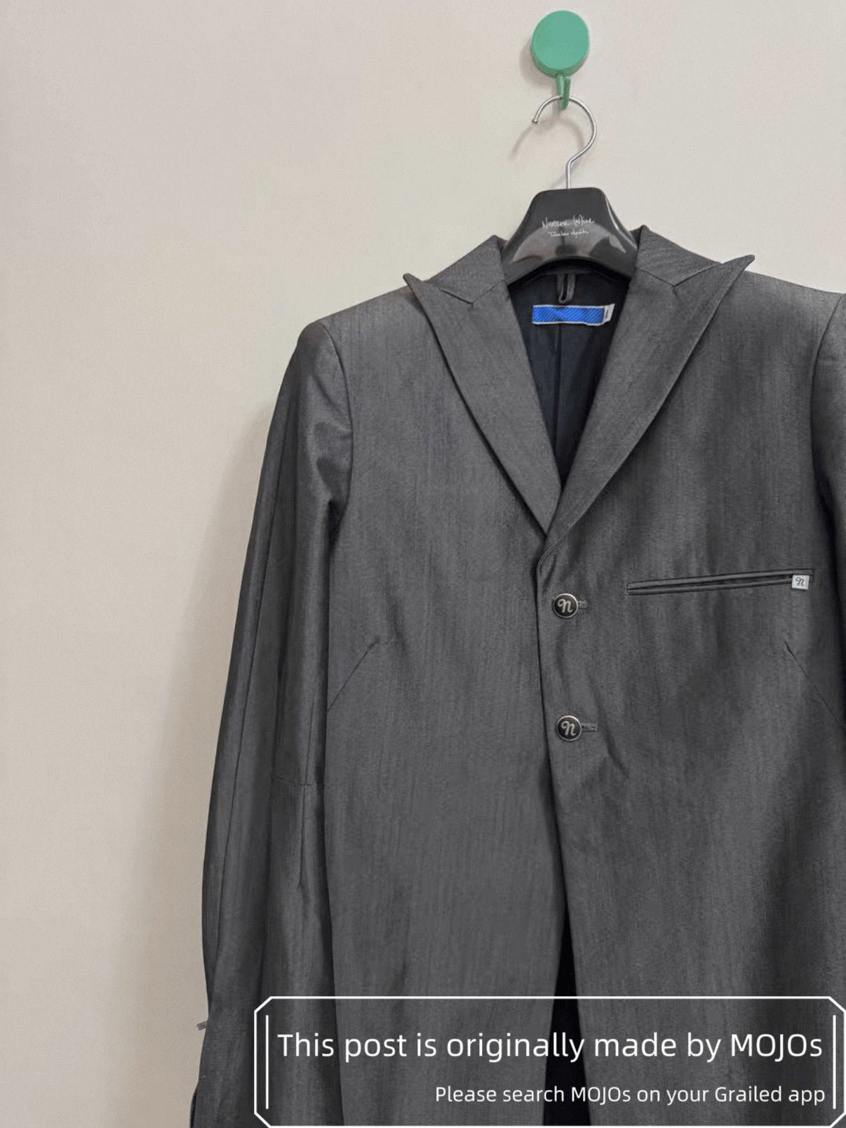 Number (N)ine Sz 2 Number Nine N Logo Button Jacket mojos2006125 Size US M / EU 48-50 / 2 - 3 Thumbnail
