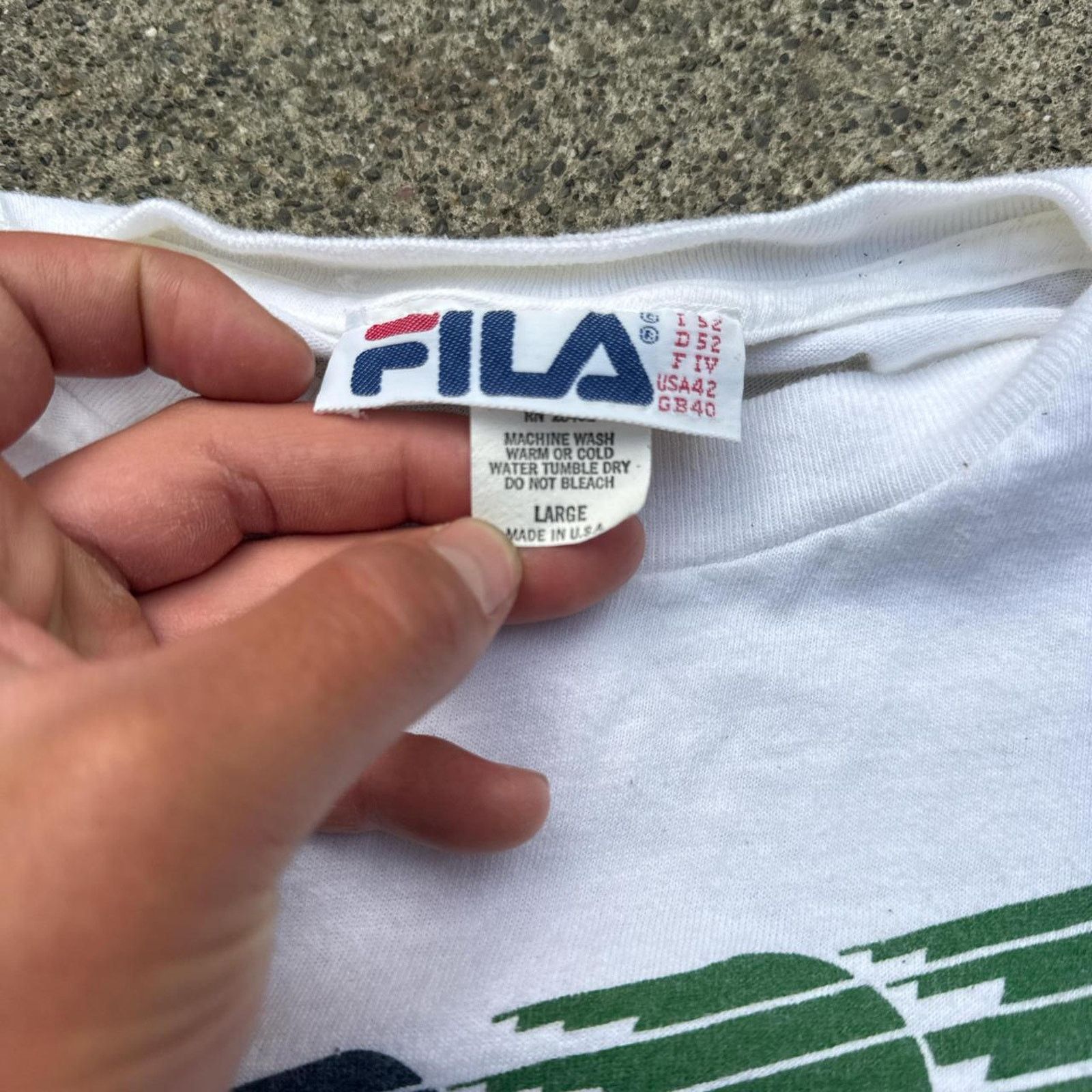 Fila Vintage Fila 1984 LA Long Sleeve Shirt – Size Large Size US L / EU 52-54 / 3 - 6 Thumbnail