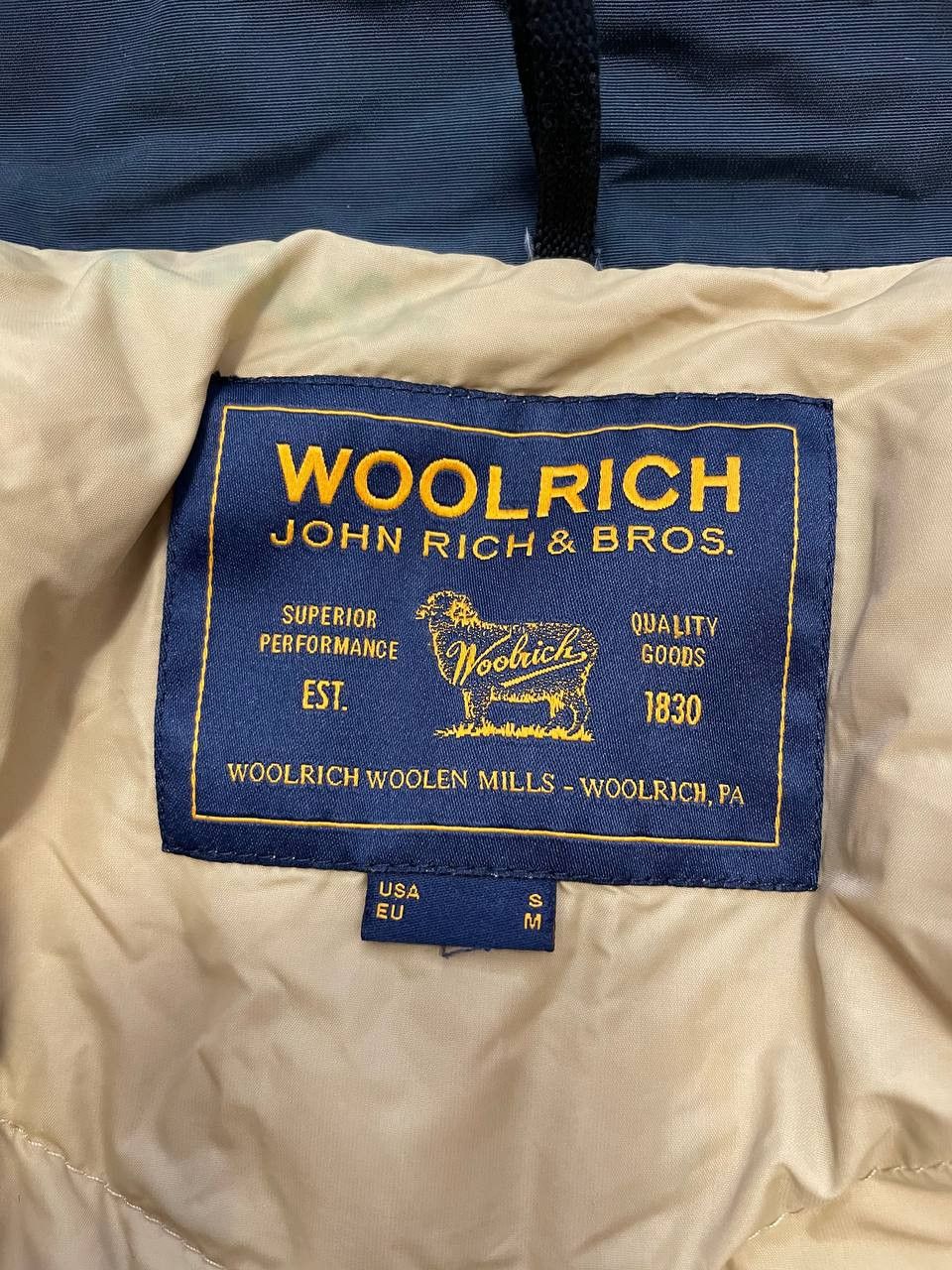 Other Vintage Woolrich Hooded Parka Jacket Mens Up Winter Coat Size US M / EU 48-50 / 2 - 12 Thumbnail