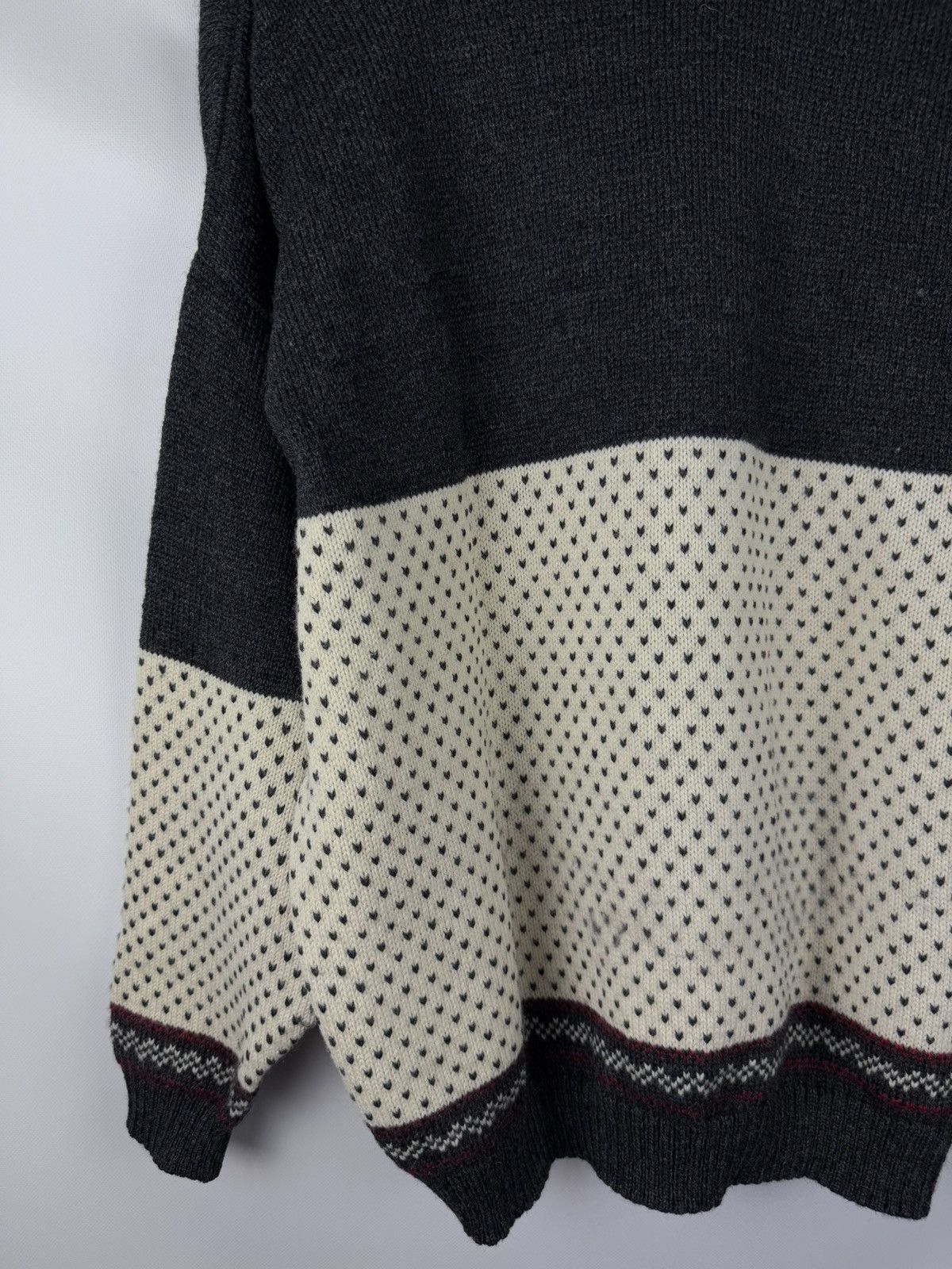 Norwool Norwool Men’s Vintage Knitted Wool Nordic Sweater Pullover Size US L / EU 52-54 / 3 - 19 Thumbnail