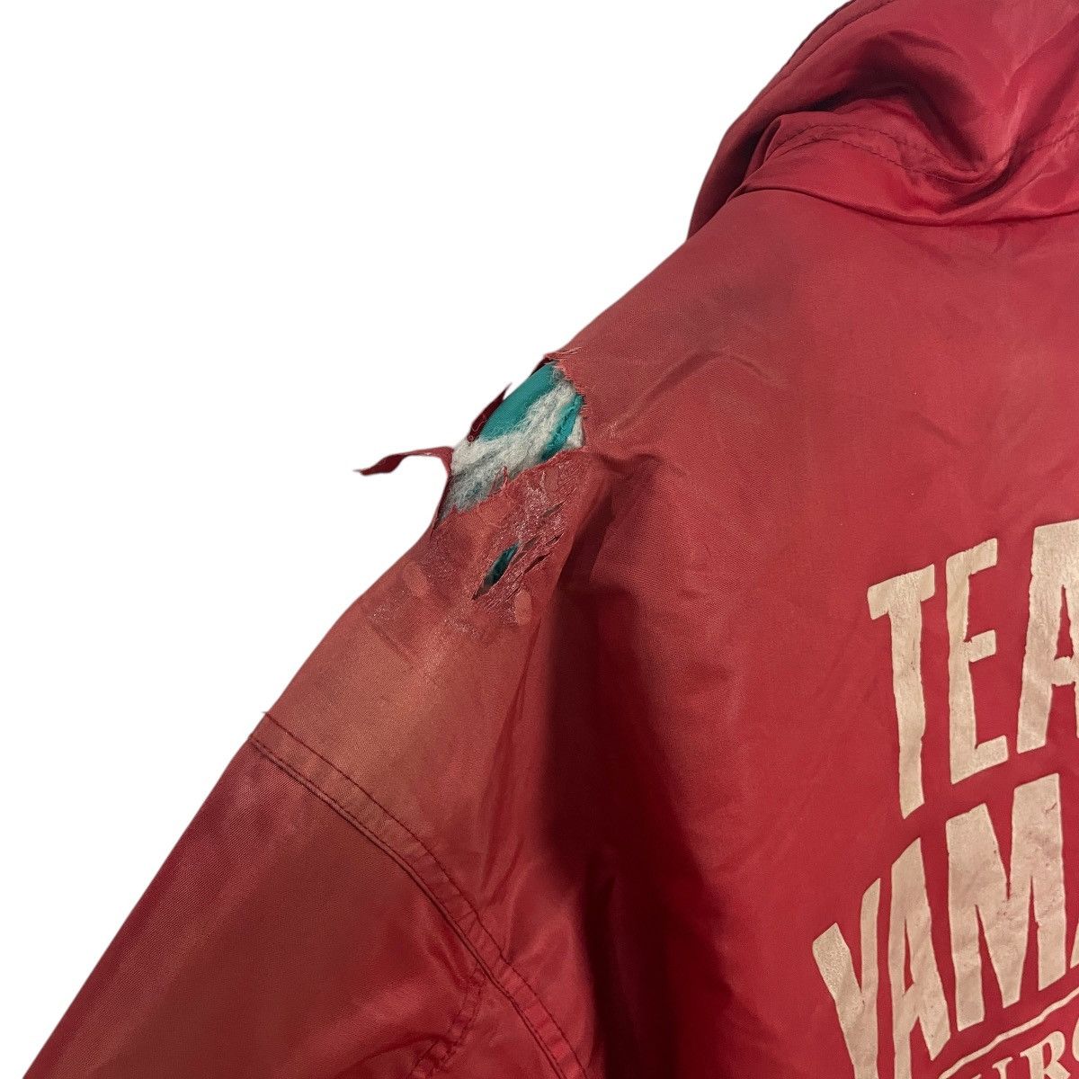 Yamaha Vintage Team Yamaha Distressed Racing Jacket Size US XL / EU 56 / 4 - 8 Thumbnail
