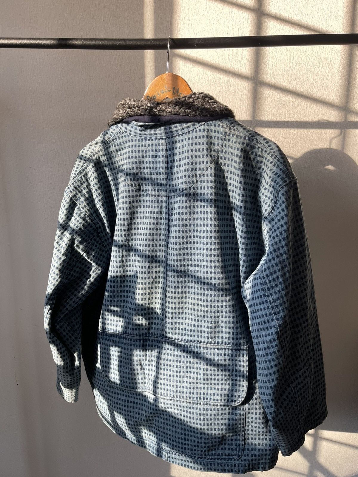 Issey Miyake 80s Rare Issey Miyake Back Pocket Indigo Blue Jacket #98 Size US XL / EU 56 / 4 - 5 Thumbnail