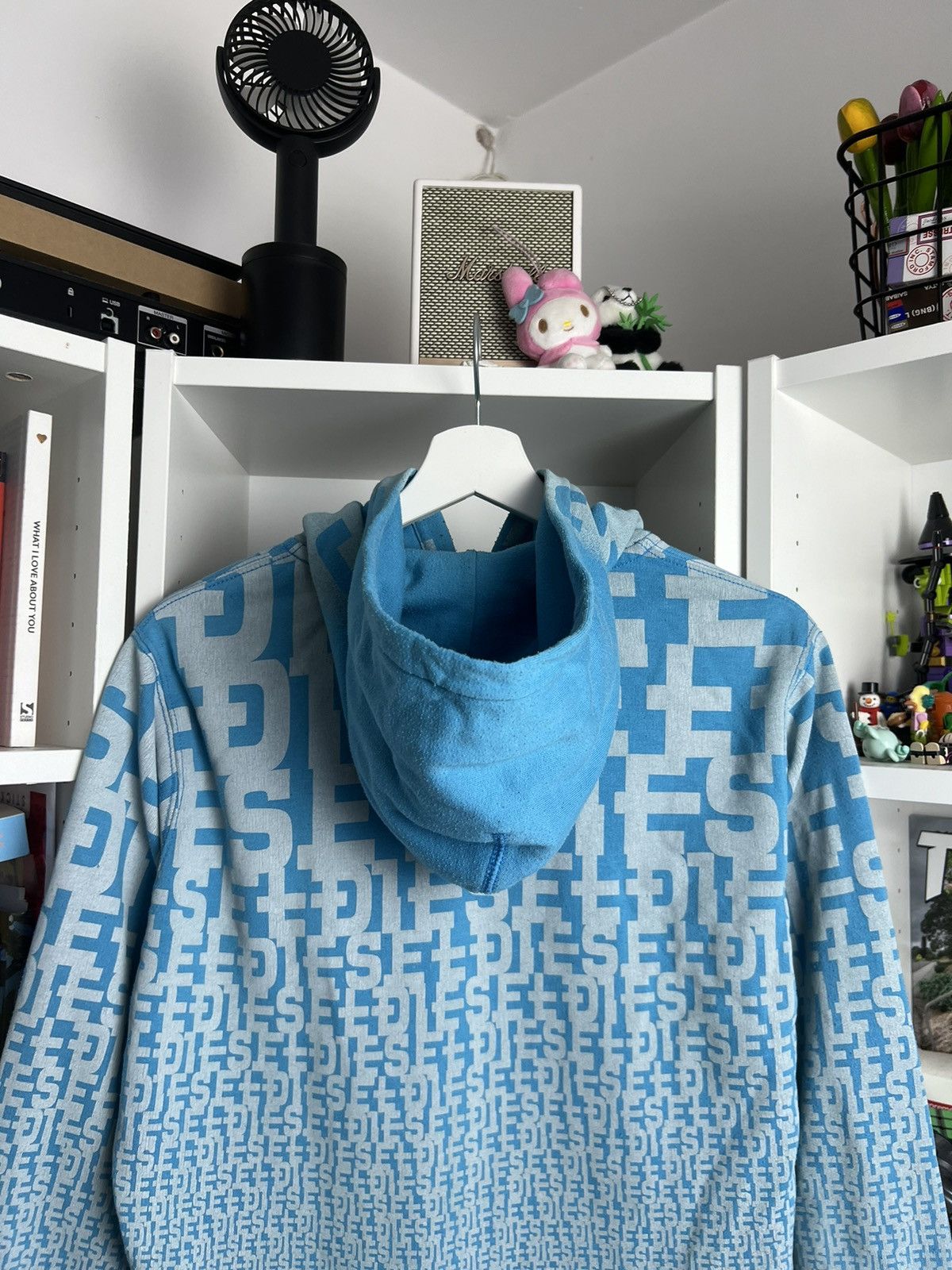 Diesel Vintage Y2K Diesel aop print hoodie S avantgarde archive 00s Size US S / EU 44-46 / 1 - 4 Thumbnail