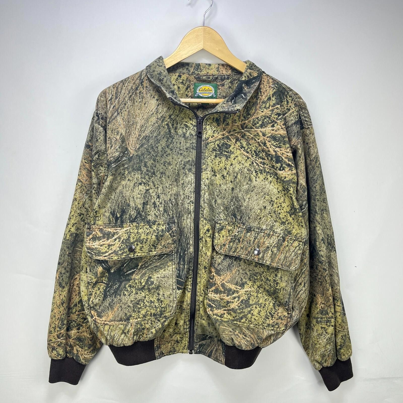 Cabelas Vintage Tree Camo Harrington Cabelas Jacket Hunting Medium Size ONE SIZE - 1 Thumbnail