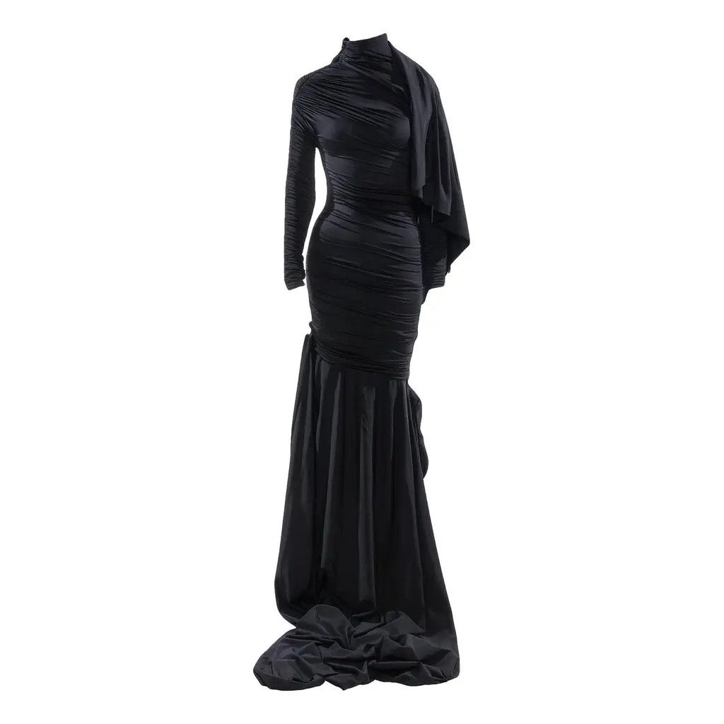 Balenciaga Twisted Knot Maxi Dress Size S / US 4 / IT 40 - 1 Thumbnail