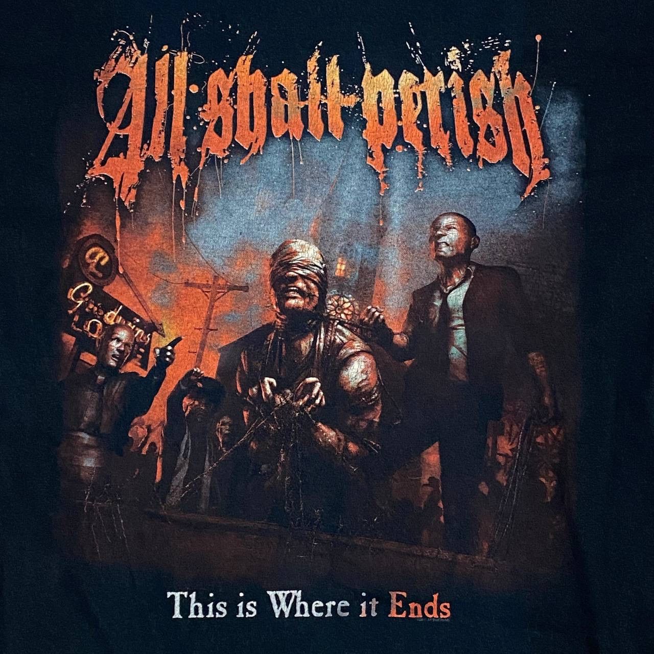 Band Tees Deathcore band all shall perish metal Size US L / EU 52-54 / 3 - 2 Thumbnail