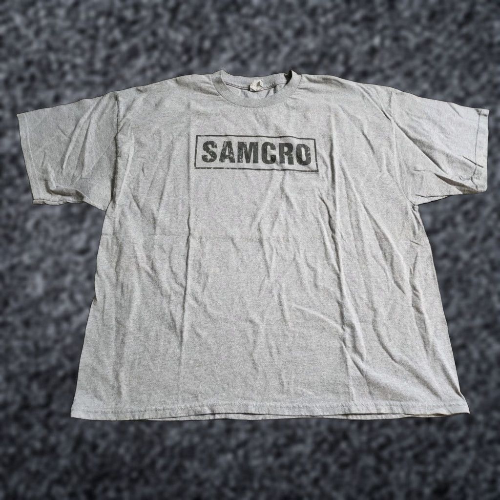 Etro Sons of Anarchy T-Shirt Mens 3XL SAMCRO Logo Retro Gray Short Sleeve Crew Neck Shirt Size US XXL / EU 58 / 5 - 1 Thumbnail