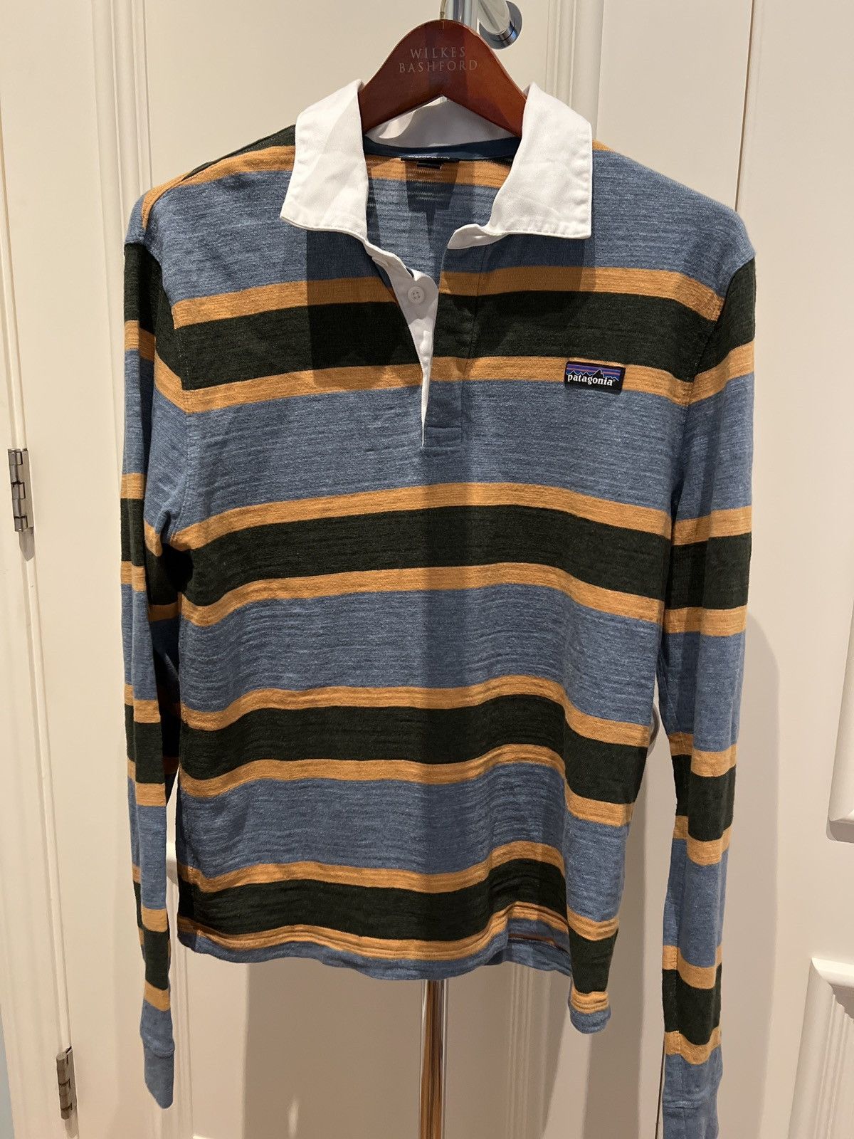 Patagonia Striped Cotton Rugby Shirt Size US S / EU 44-46 / 1 - 1 Thumbnail