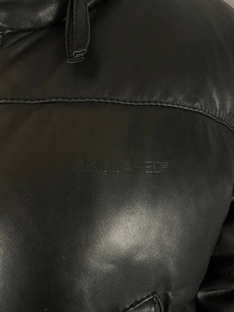 Dsquared2 Dsquared2 Leather Jacket Black Moto Size US S / EU 44-46 / 1 - 5 Thumbnail