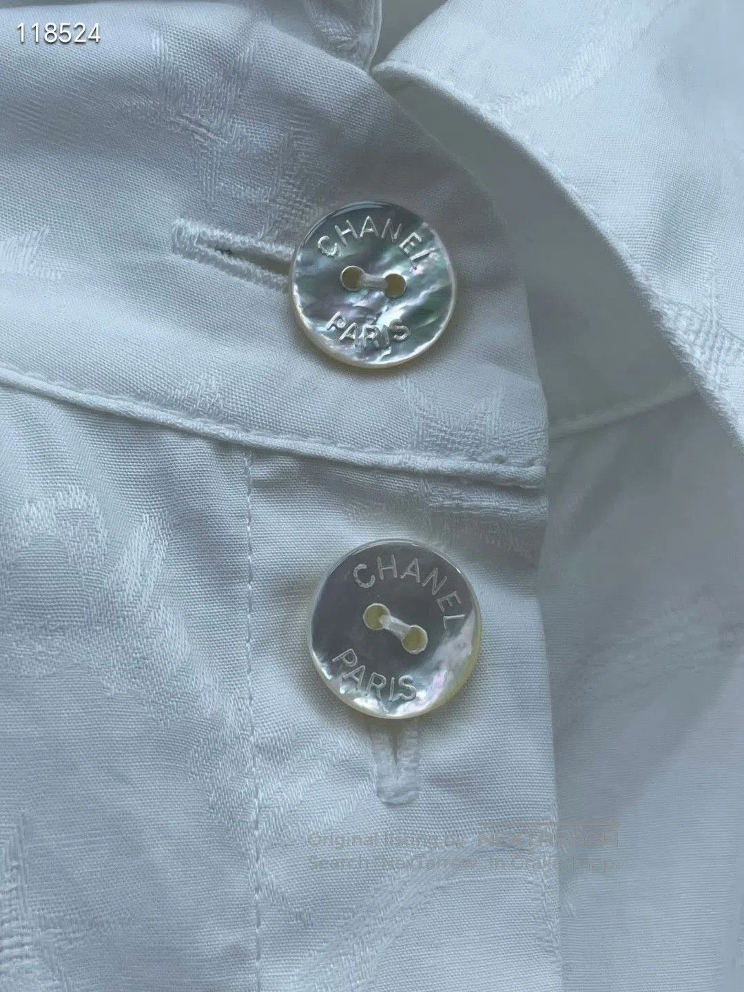 Chanel Chanel 24C Star Letter Long Shirt. Size S / US 4 / IT 40 - 3 Thumbnail