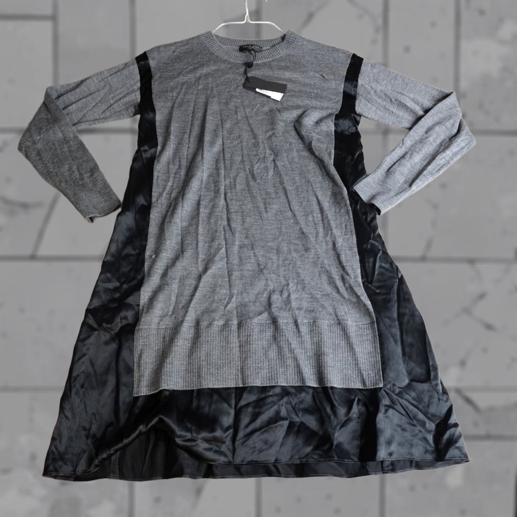 Rag & Bone Rag & Bone Sweater XS Grey Merino Wool Silk Sadie NEW Read Womens Knit Pullover Midi Dress VINTAGE (keep?) Size XS / US 0-2 / IT 36-38 - 1 Thumbnail
