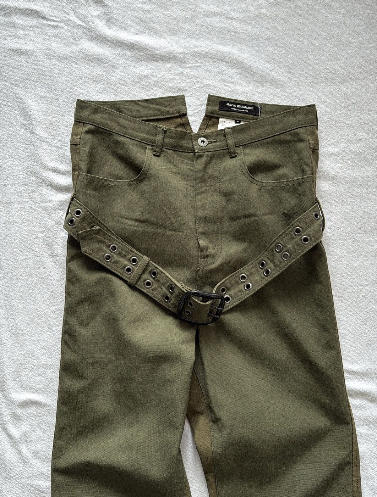 Junya Watanabe Junya Watanabe X Comme des Garçons Cropped Trousers Size US 29 - 2 Thumbnail