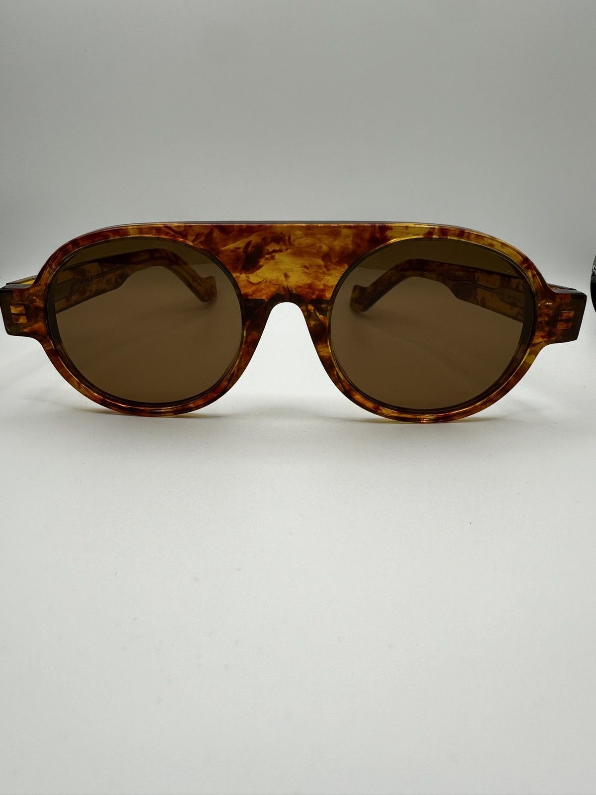 Loewe Loewe Amber Wood Grain Sunglasses Size ONE SIZE - 1 Thumbnail