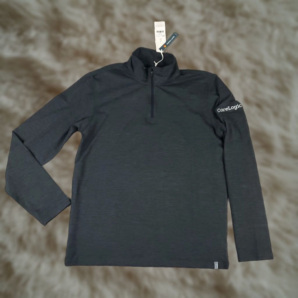Marine Layer Marine Layer T Shirt Mens Small Gray Sport 1/4 Zip Active Pullover Long Sleeve Size US S / EU 44-46 / 1 - 1 Thumbnail