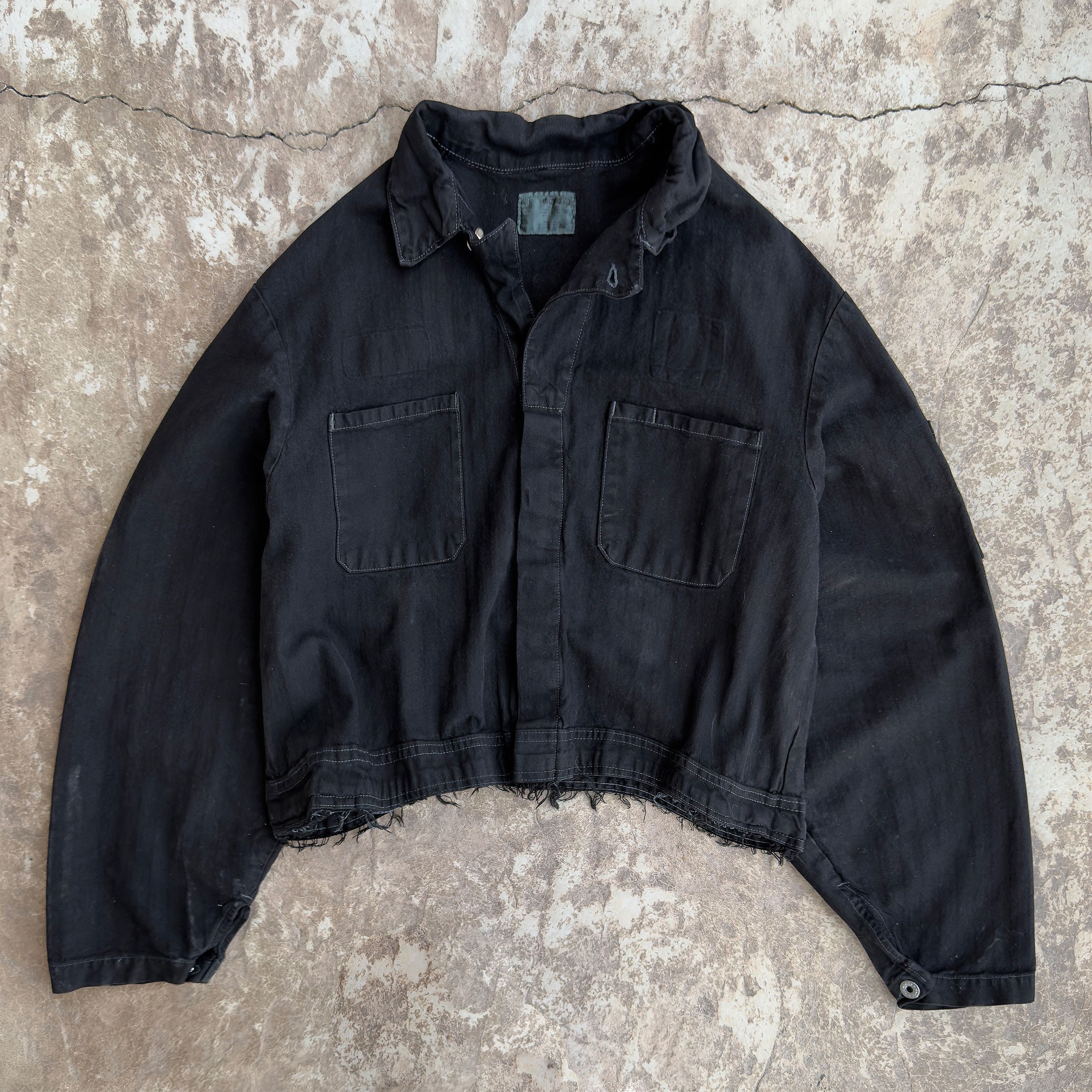 Vintage Cropped Amamark Dyed Painter's Jacket Size US M / EU 48-50 / 2 - 1 Thumbnail