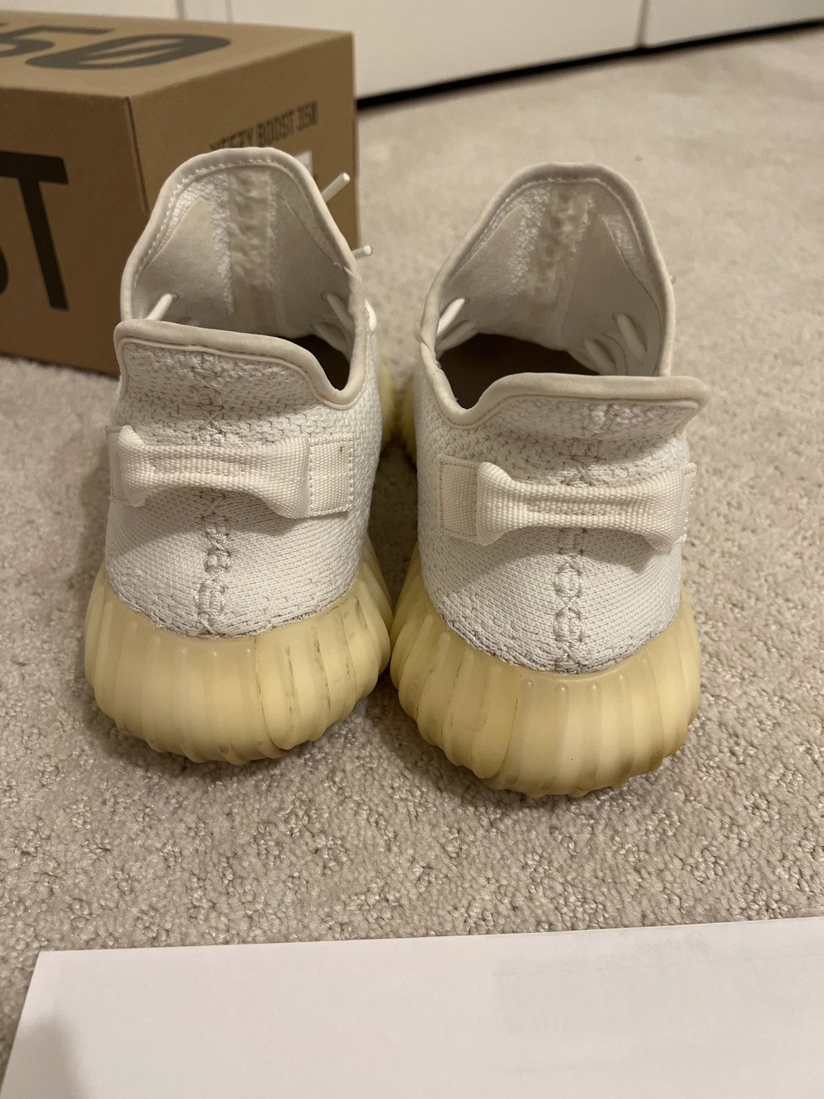 Adidas × Yeezy Yeezy Boost 350 V2 ‘Triple White’ Size US 11.5 / EU 44-45 - 4 Thumbnail