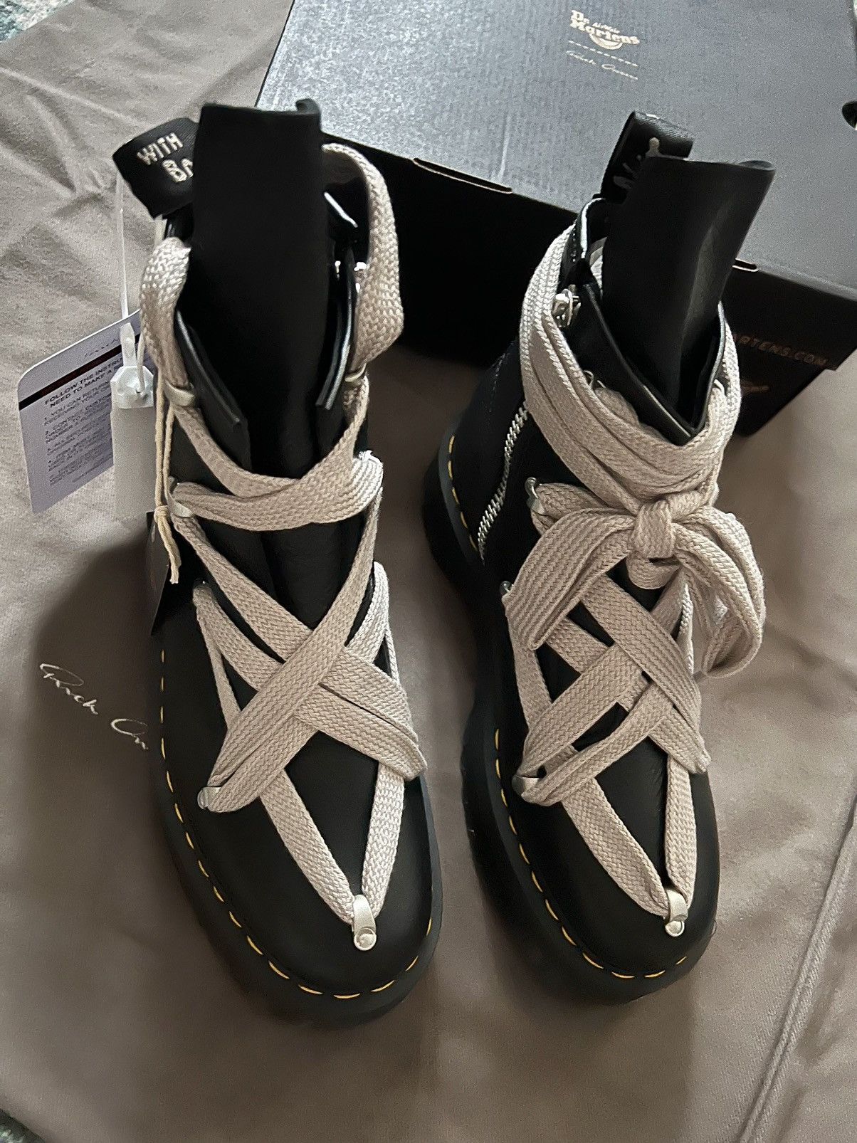Dr. Martens × Rick Owens Rick Owens x 1460 Quad Sole