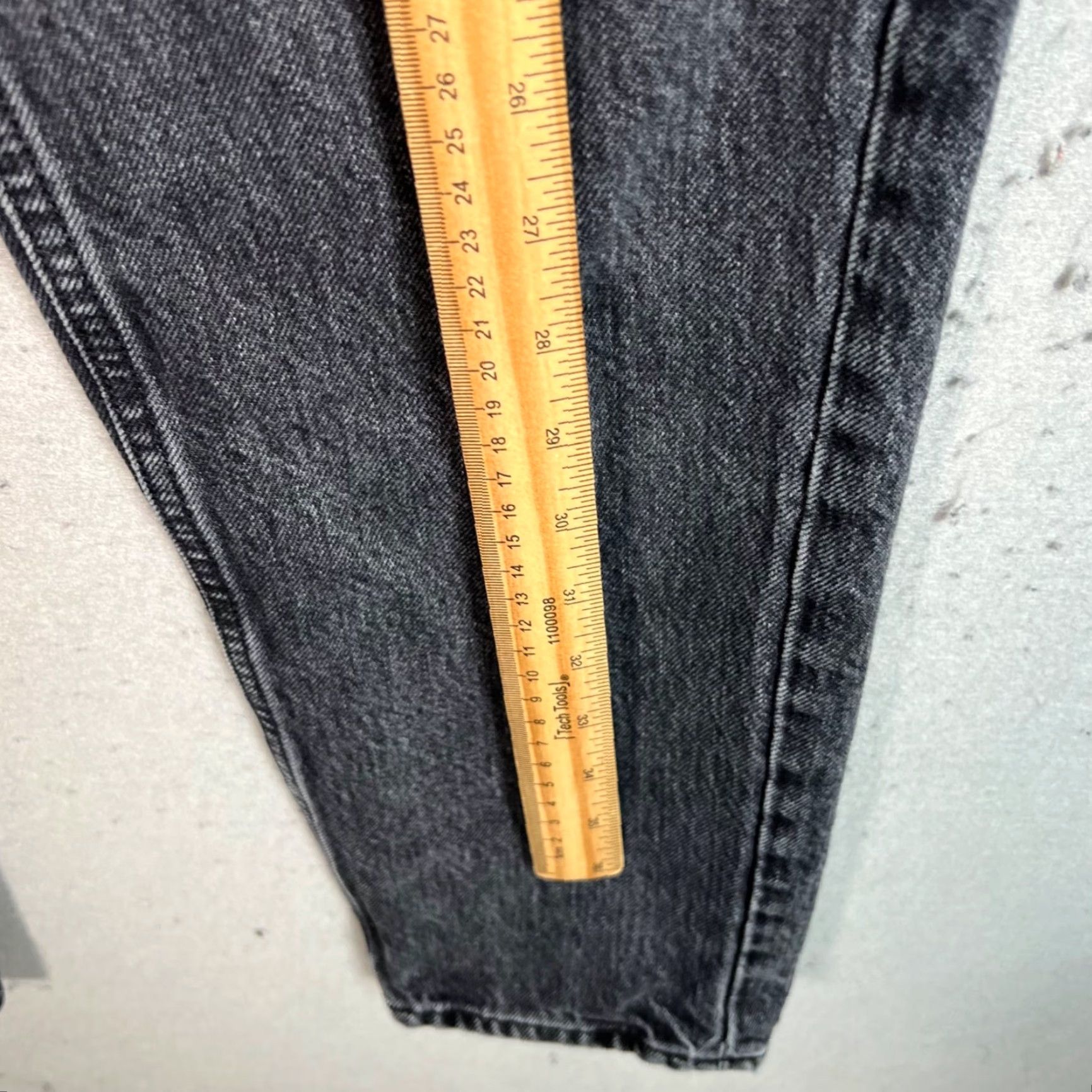 Vintage VINTAGE Denim Forum Jeans Women Size 25 Black High Rise 30in Inseam Womens Size 42" / US 20 - 7 Thumbnail