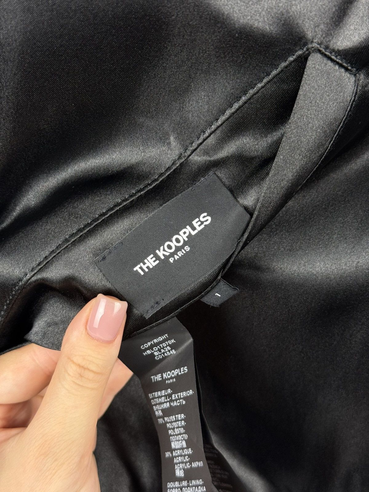 The Kooples The Kooples Ladies Reversible Fleece Bomber Jacket Size 1 Size S / US 4 / IT 40 - 18 Thumbnail