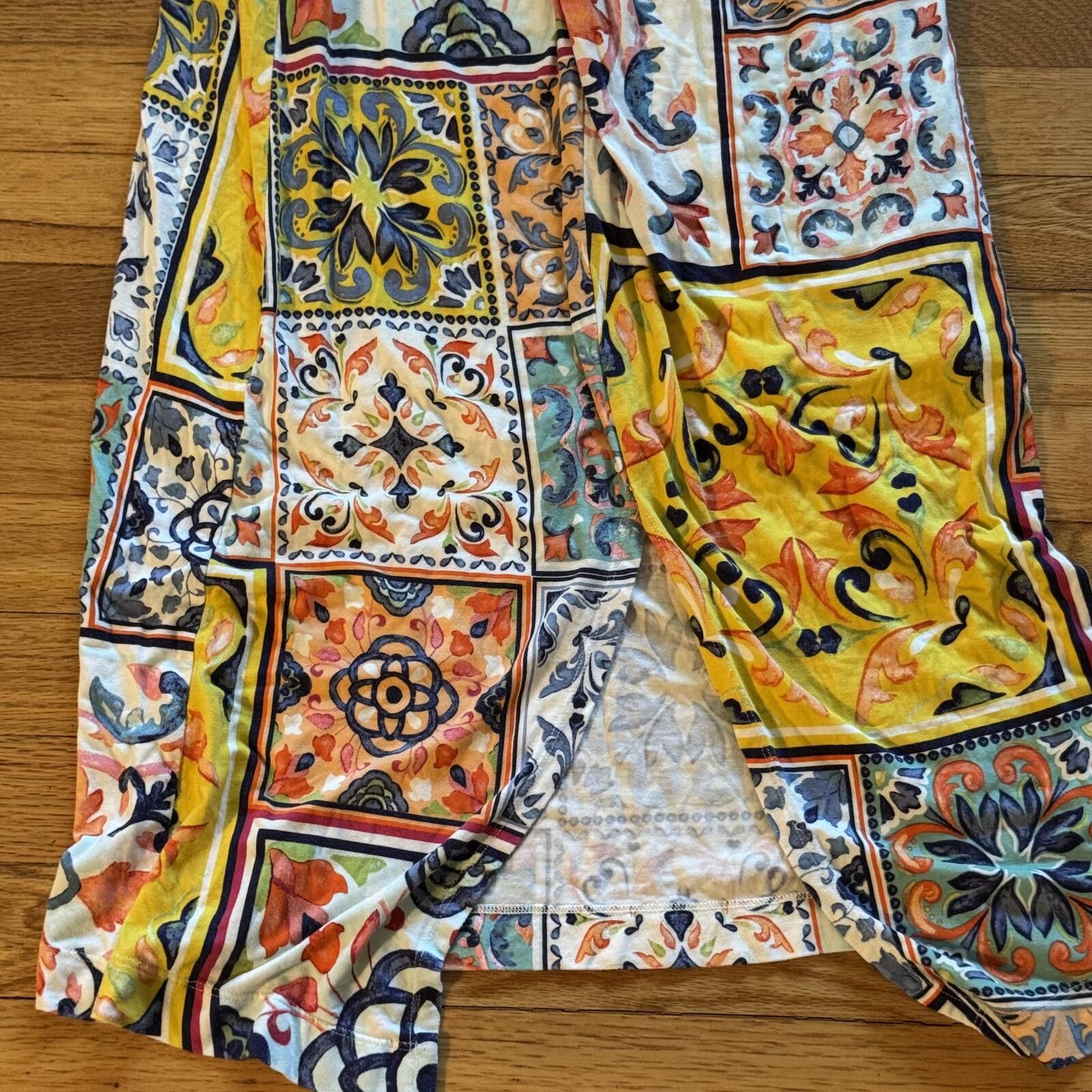 Other Anthropologie Patchwork Print Wrap Skirt XS Size 26" / US 2 / IT 38 - 3 Thumbnail