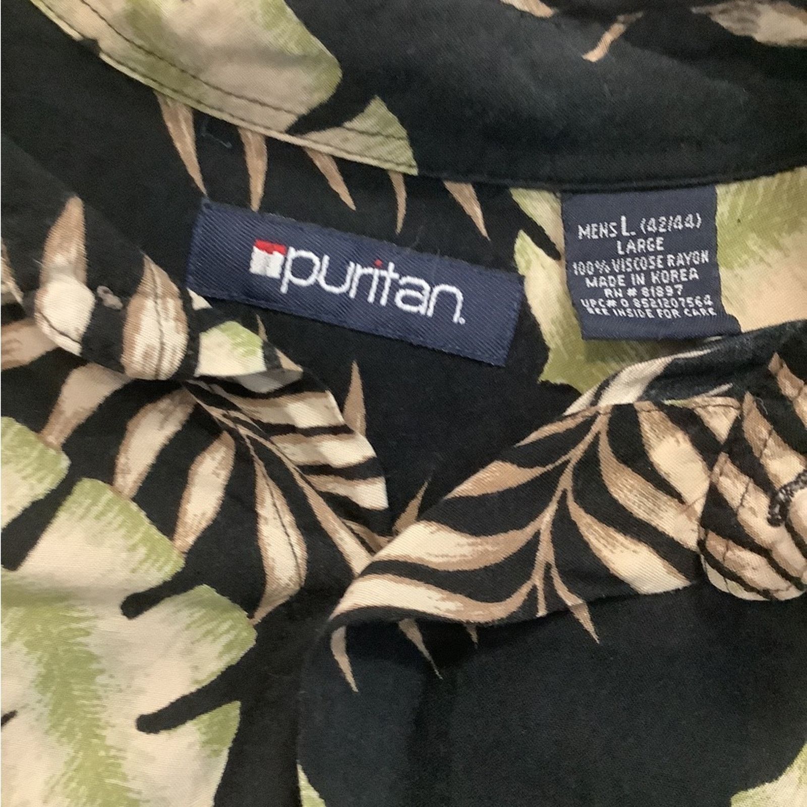 Puritan Puritan Floral Hawaiian shirt Size US L / EU 52-54 / 3 - 3 Thumbnail