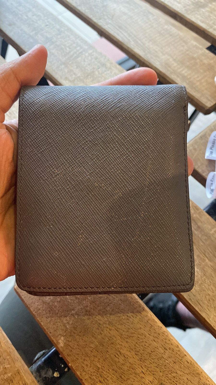 agnes b. Authentic Agnes.B Men Bifold Leather Wallet Size ONE SIZE - 13 Thumbnail