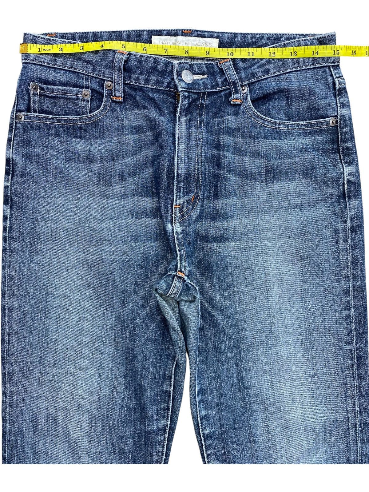 POST ARCHIVE FACTION (PAF) UNIQLO Brand Whiskers Faded Wash Style Flare Jeans Size US 30 / EU 46 - 7 Thumbnail