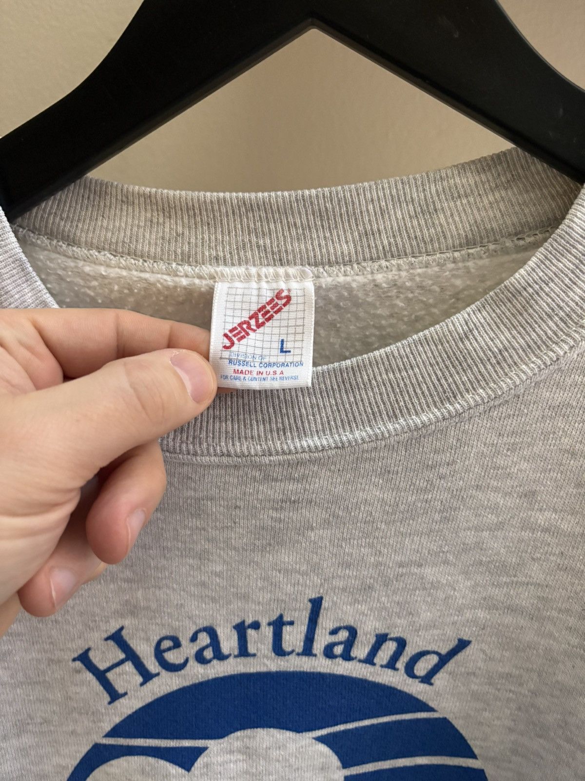 Jerzees Heartland Nursing & Rehab Center VTG 90s Jerzees crewneck L Size US L / EU 52-54 / 3 - 2 Thumbnail