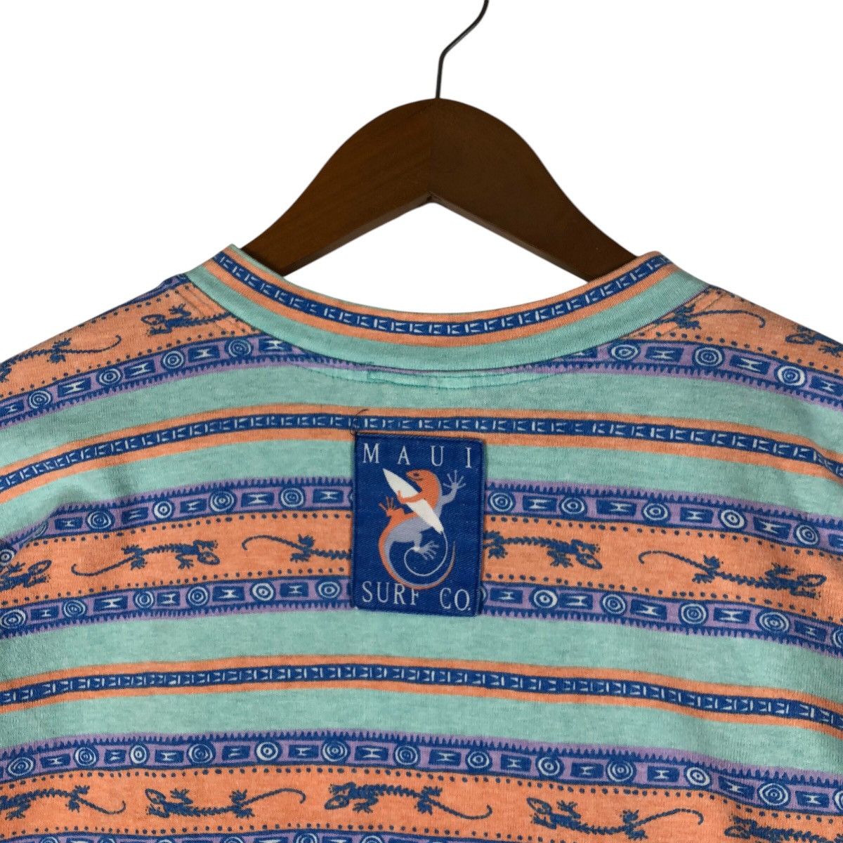 Vintage CRAZY SHIRT Maui Surf Gecko Fullprint T-Shirt Size US M / EU 48-50 / 2 - 5 Thumbnail