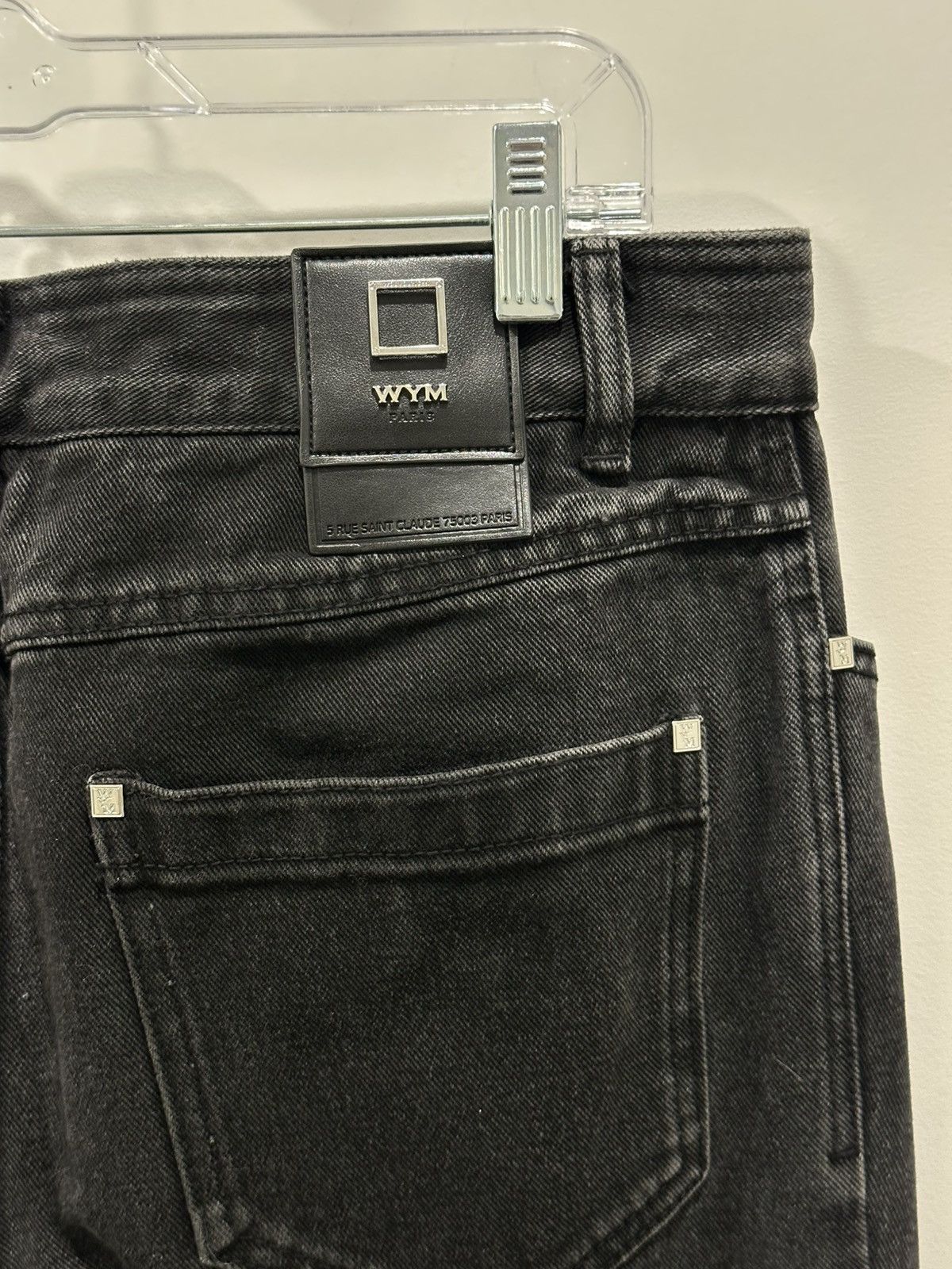 Wooyoungmi Wooyoungmi Gray/Black Flared Jeans Size US 32 / EU 48 - 3 Thumbnail