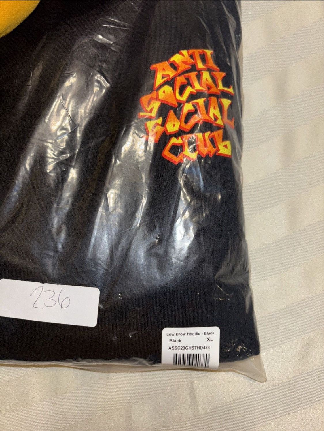 Anti Social Social Club ASSC Low Brow Hoodie Black BRAND NEW Size US XL / EU 56 / 4 - 5 Thumbnail