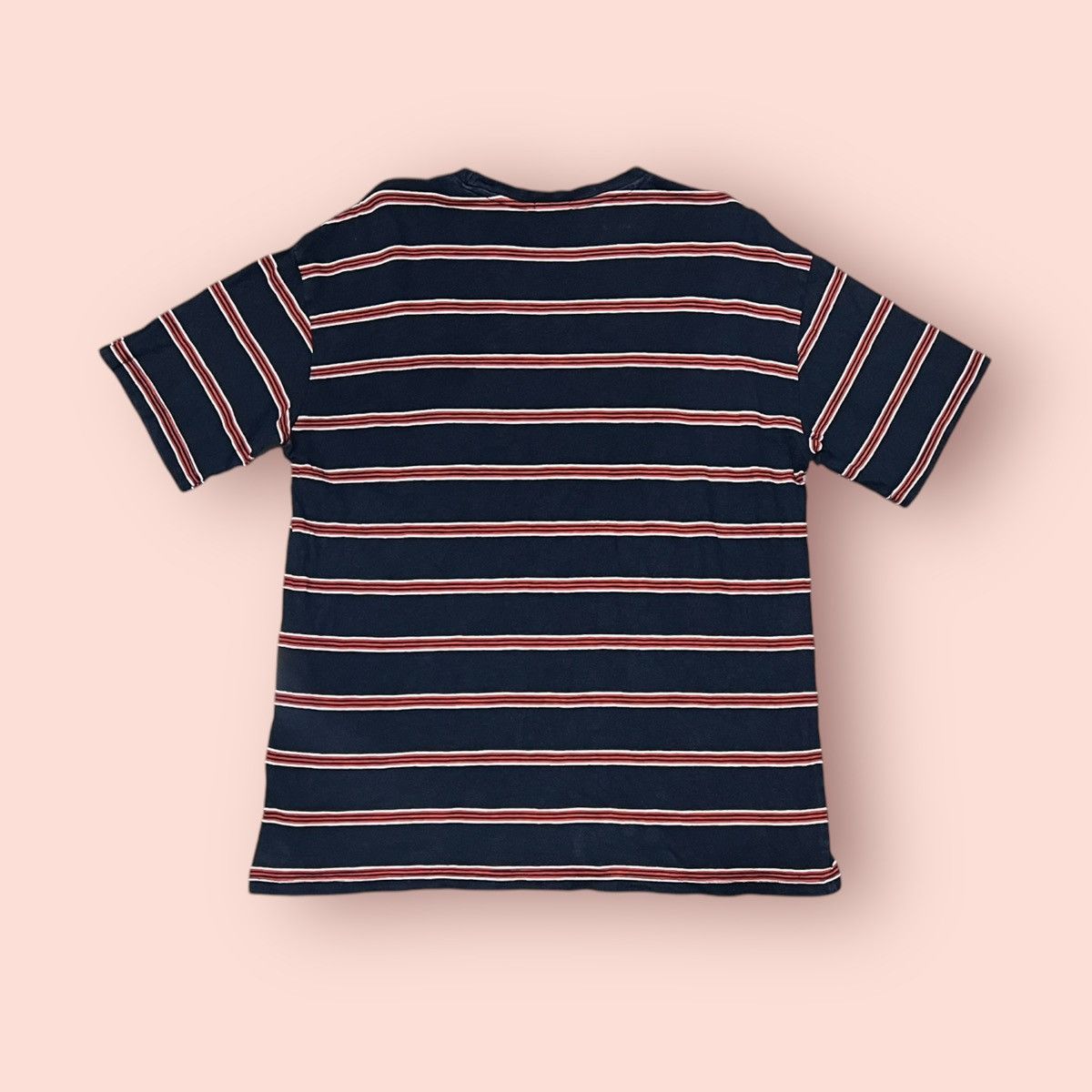 Japanese Brand × Jun Takahashi × Uniqlo VINTAGE GU STRIPED BOXY POCKET TEE Size US L / EU 52-54 / 3 - 10 Thumbnail