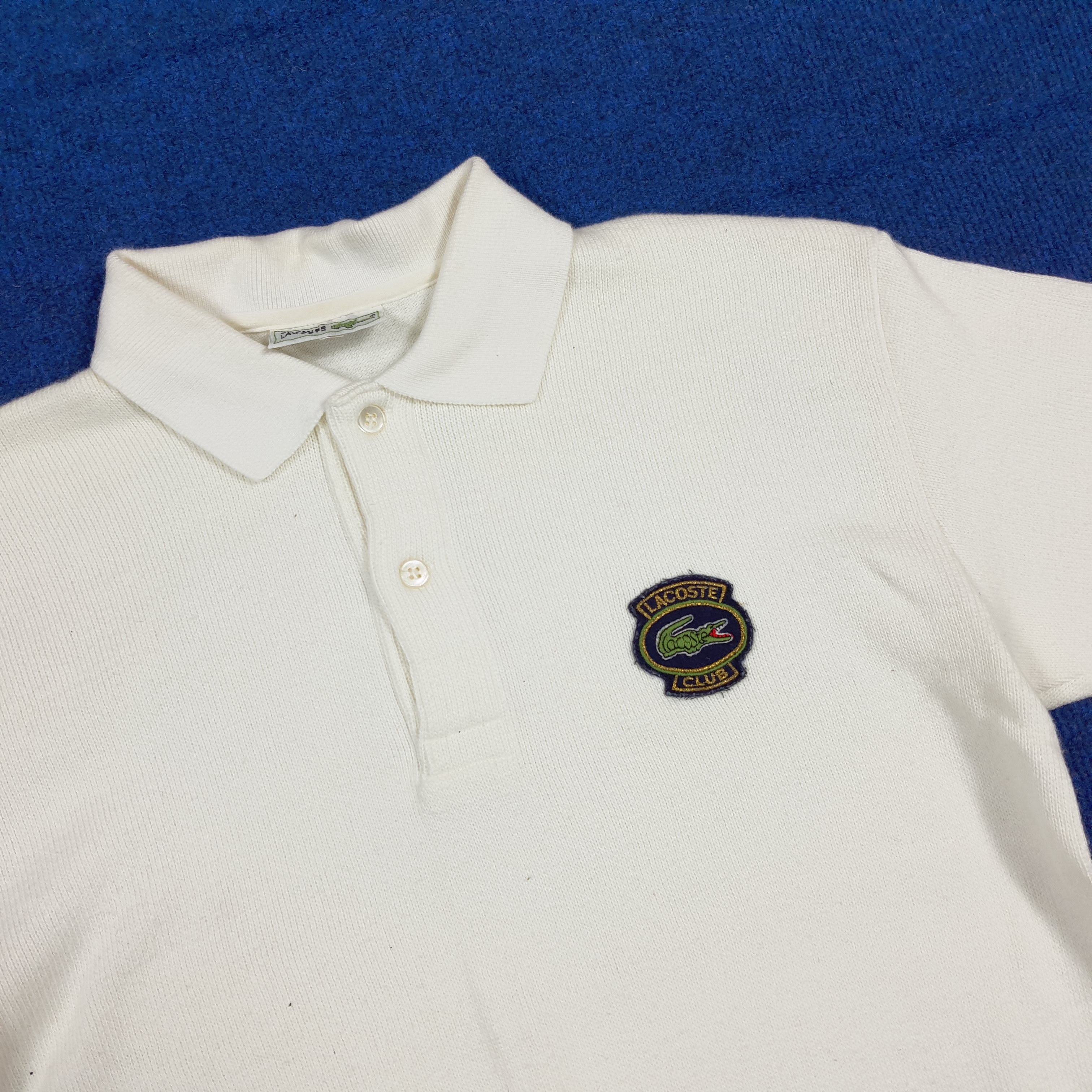 Lacoste Vintage Retro Chemise Lacoste Club Patch Polo Shirt C293N22 Size US S / EU 44-46 / 1 - 2 Thumbnail