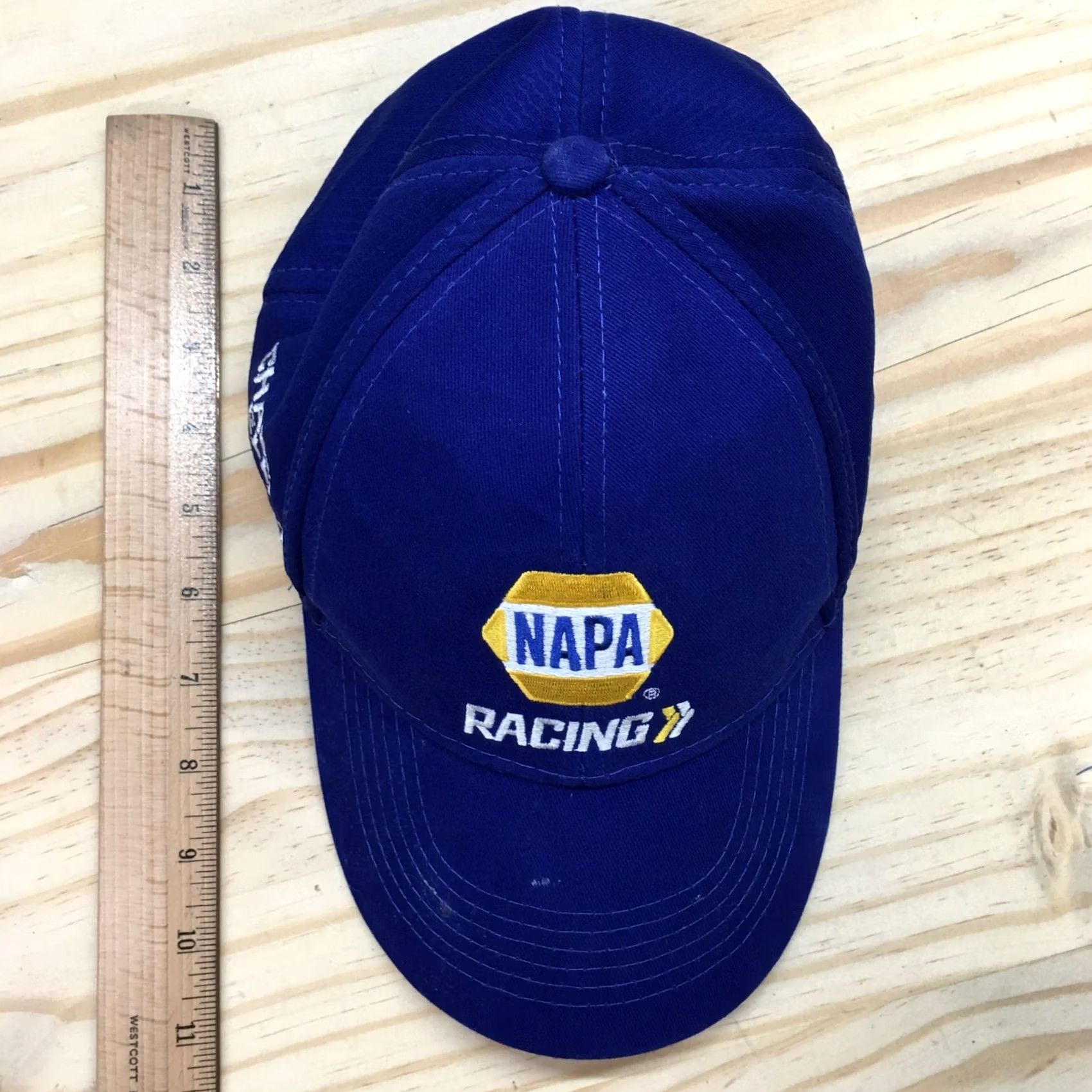 Vintage NAPA Racing Chase Elliott Baseball Cap Mens Blue OS Curved Brim Embroidered Logo Size ONE SIZE - 4 Thumbnail